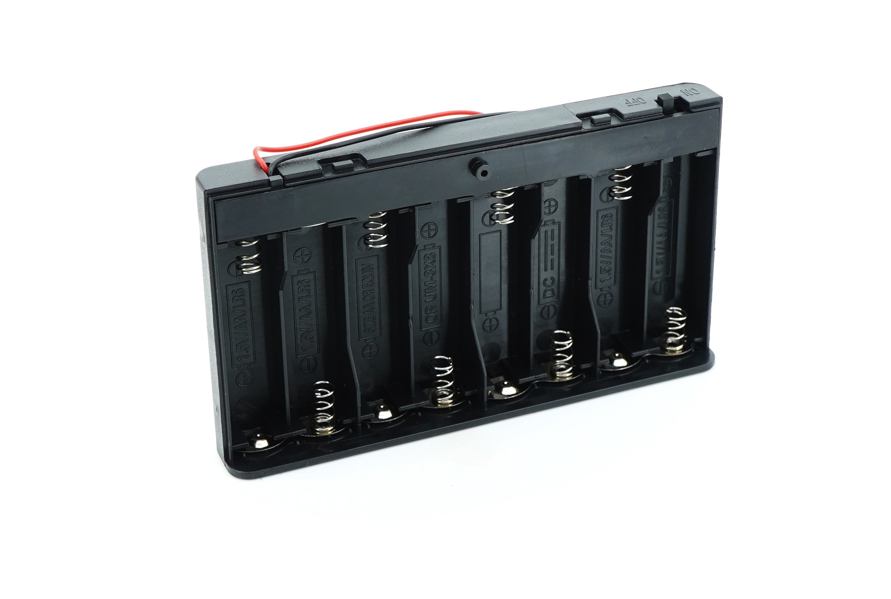 8 x 1.5V AA Battery Case Connector with Cover