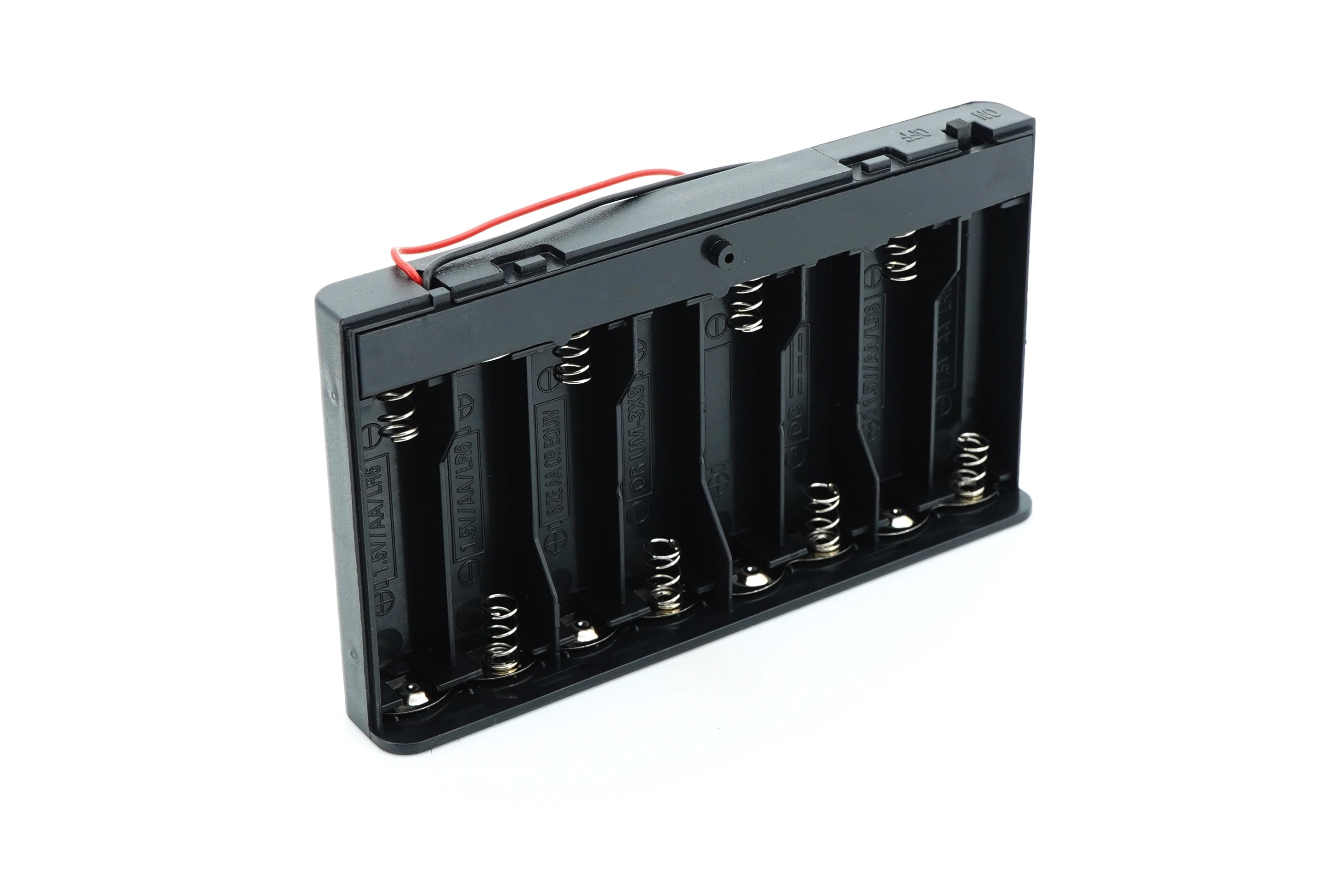 8 x 1.5V AA Battery Case Connector with Cover