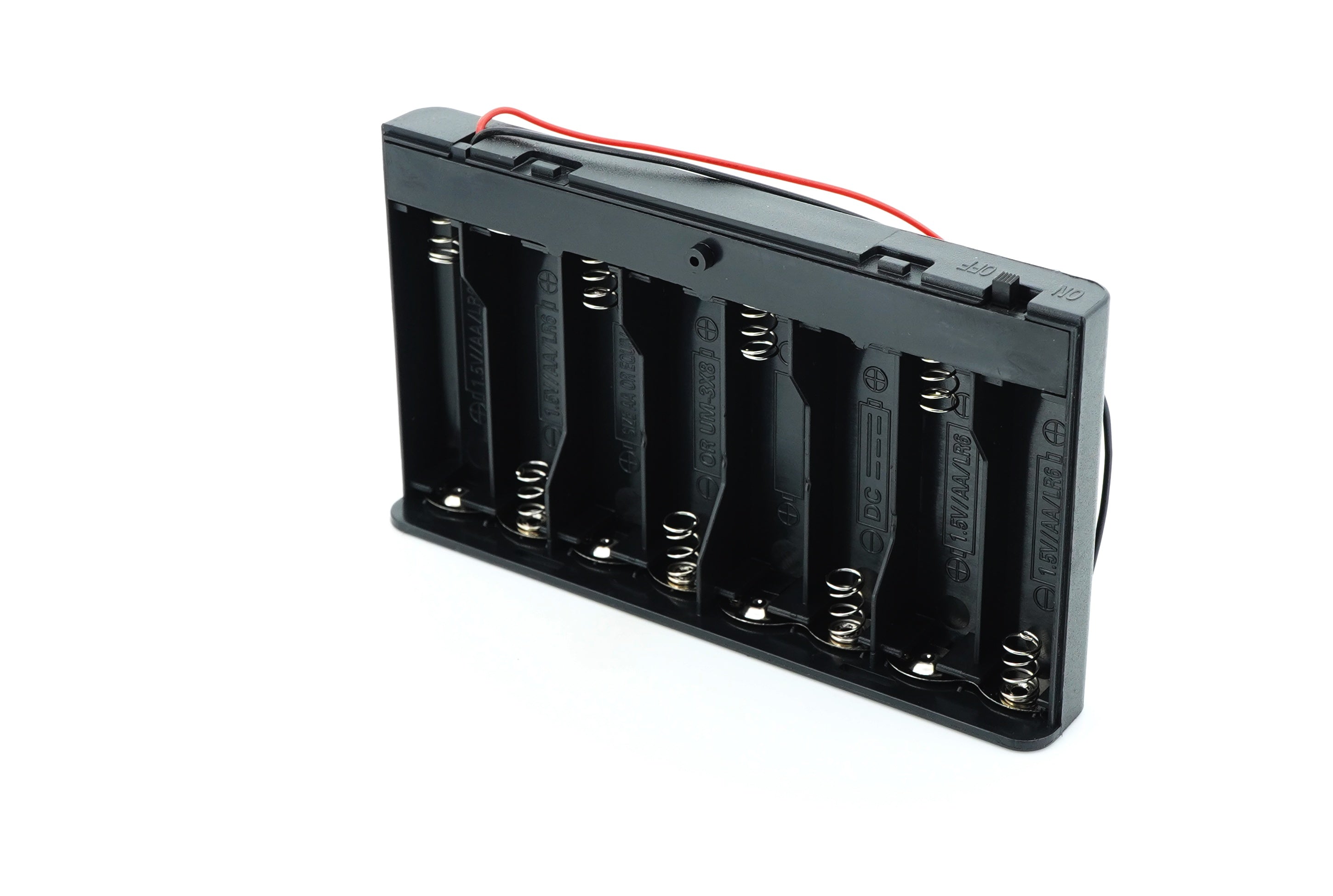 8 x 1.5V AA Battery Case Connector with Cover