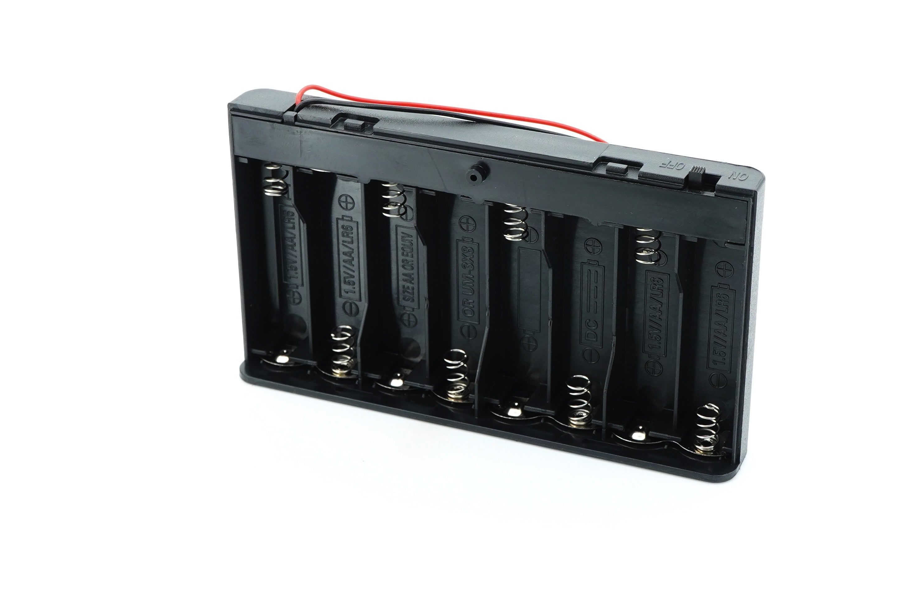 8 x 1.5V AA Battery Case Connector with Cover