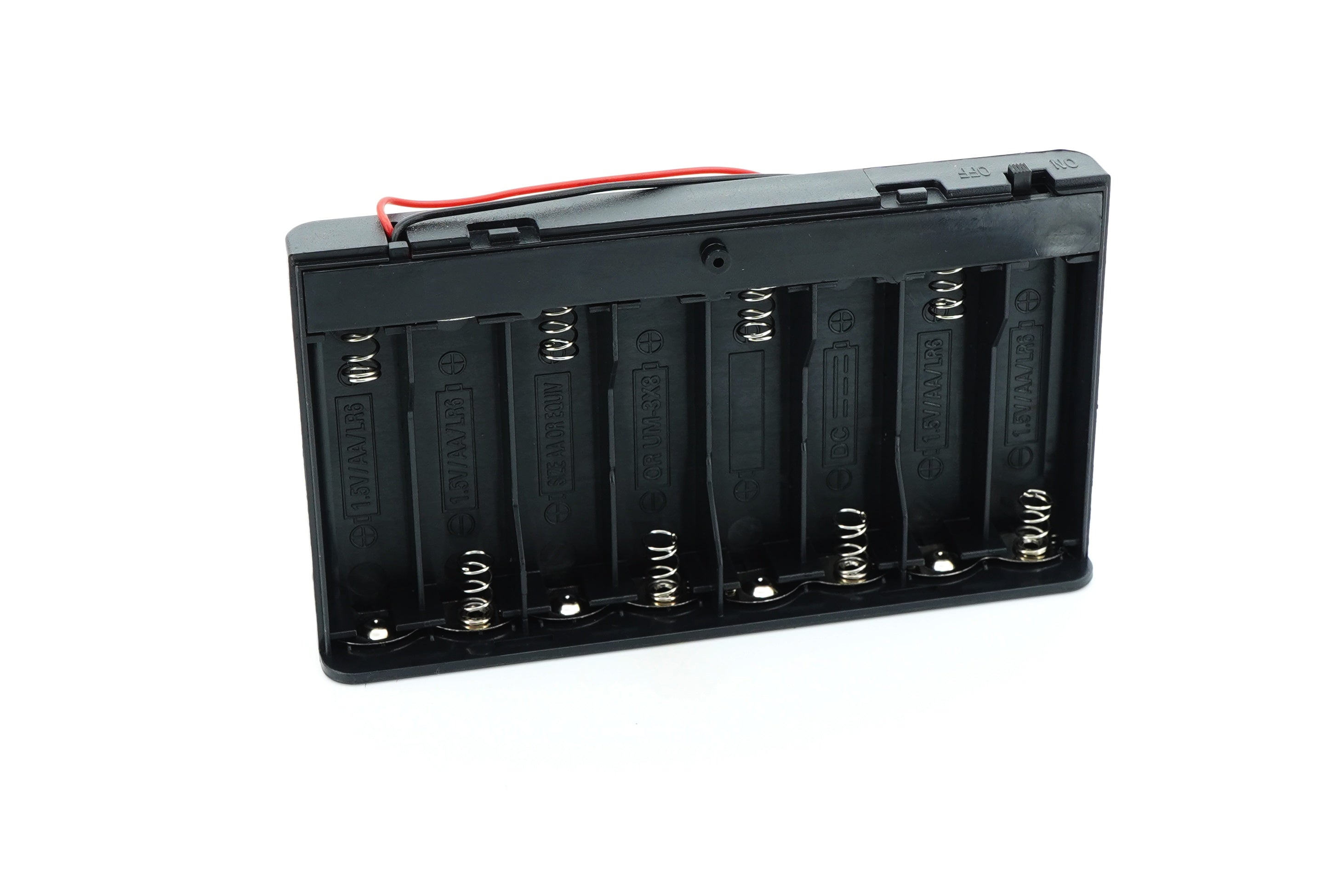 8 x 1.5V AA Battery Case Connector with Cover