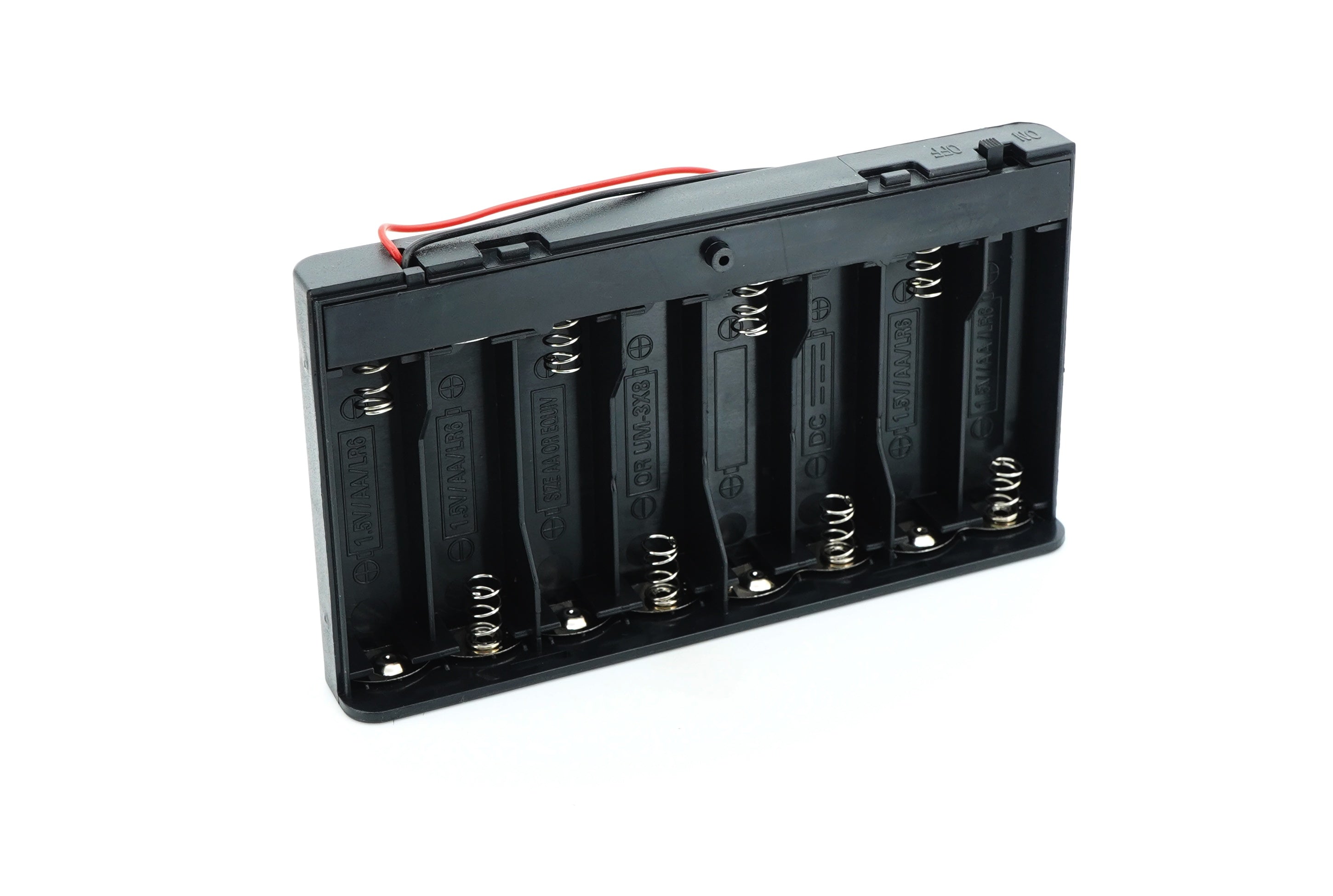 8 x 1.5V AA Battery Case Connector with Cover