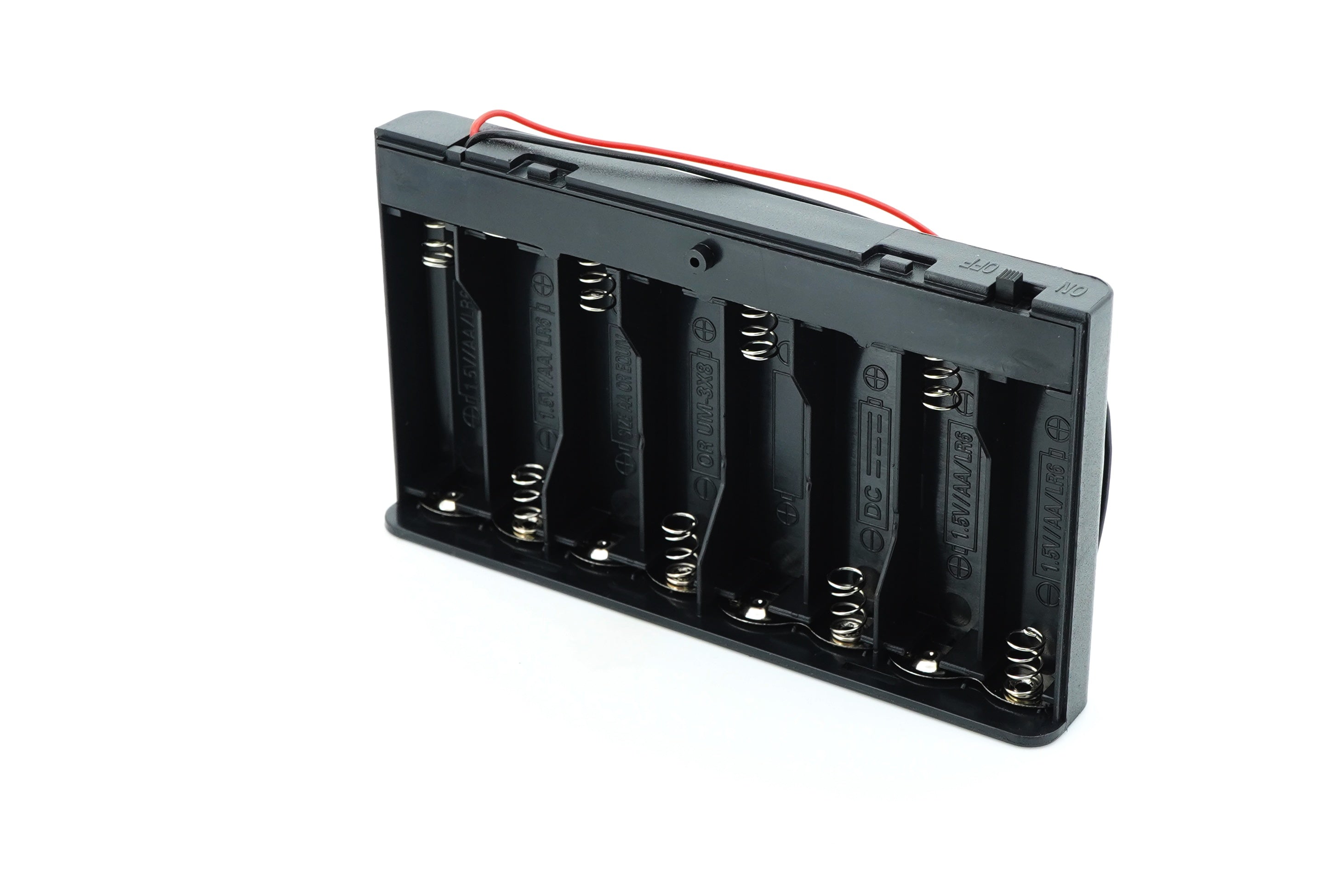 8 x 1.5V AA Battery Case Connector with Cover