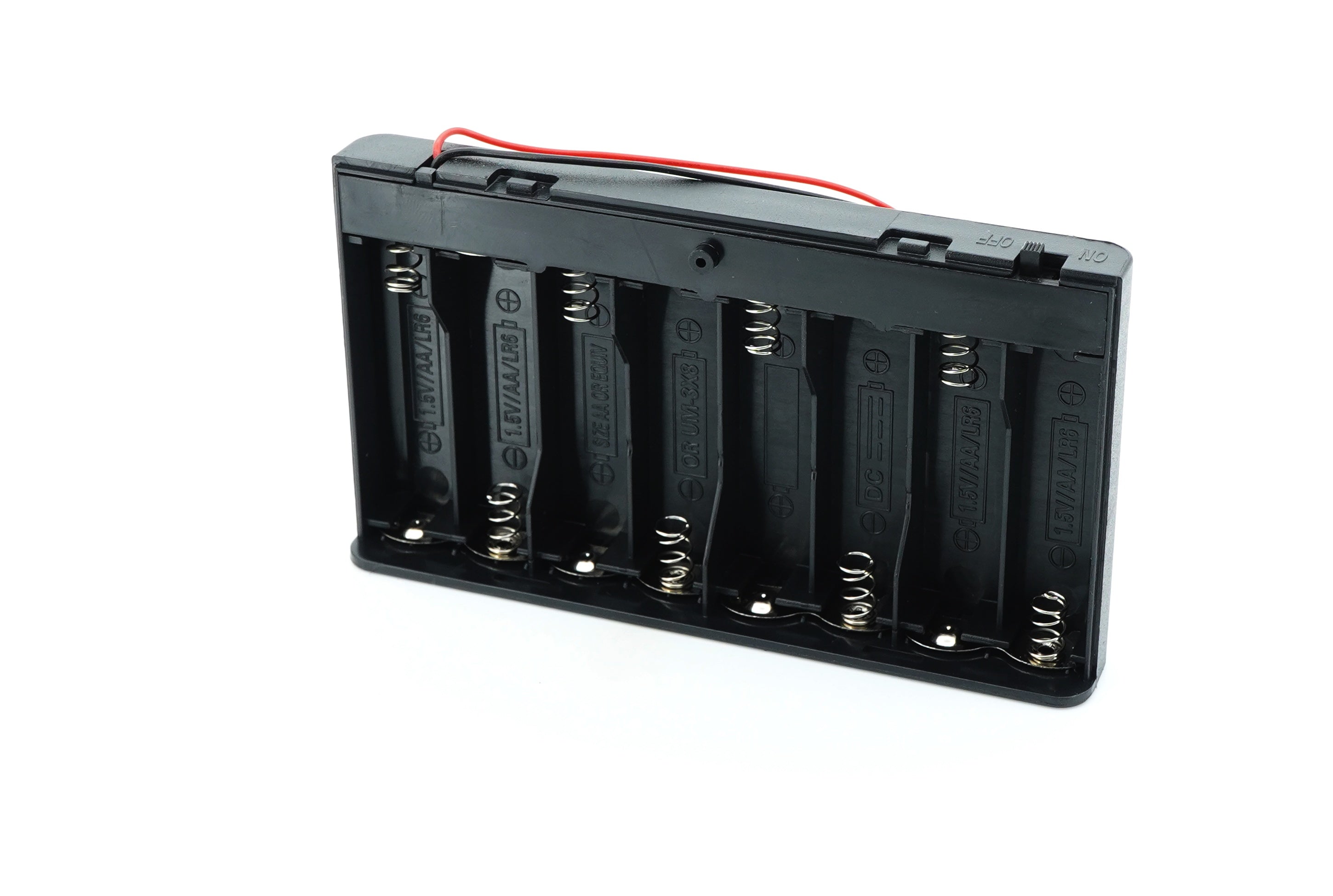 8 x 1.5V AA Battery Case Connector with Cover