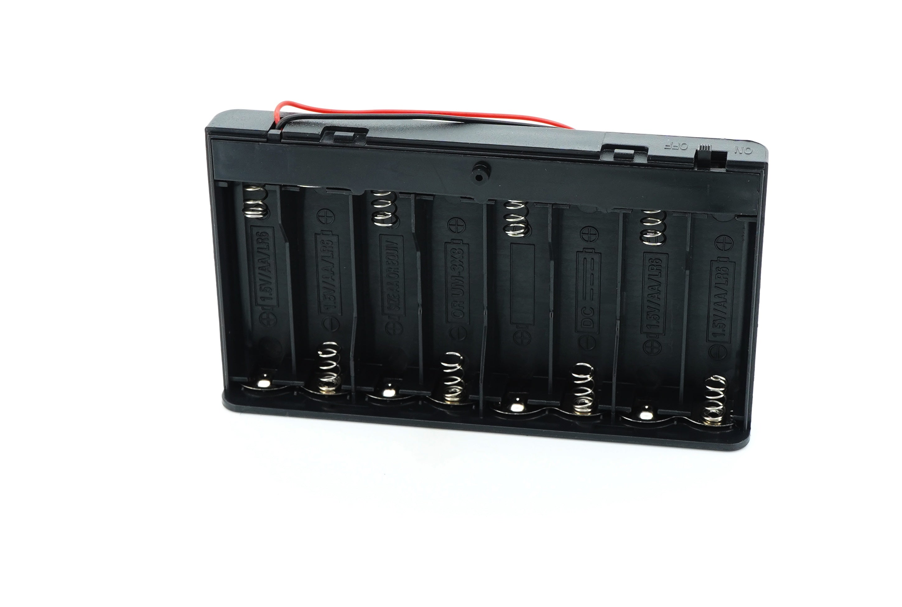 8 x 1.5V AA Battery Case Connector with Cover