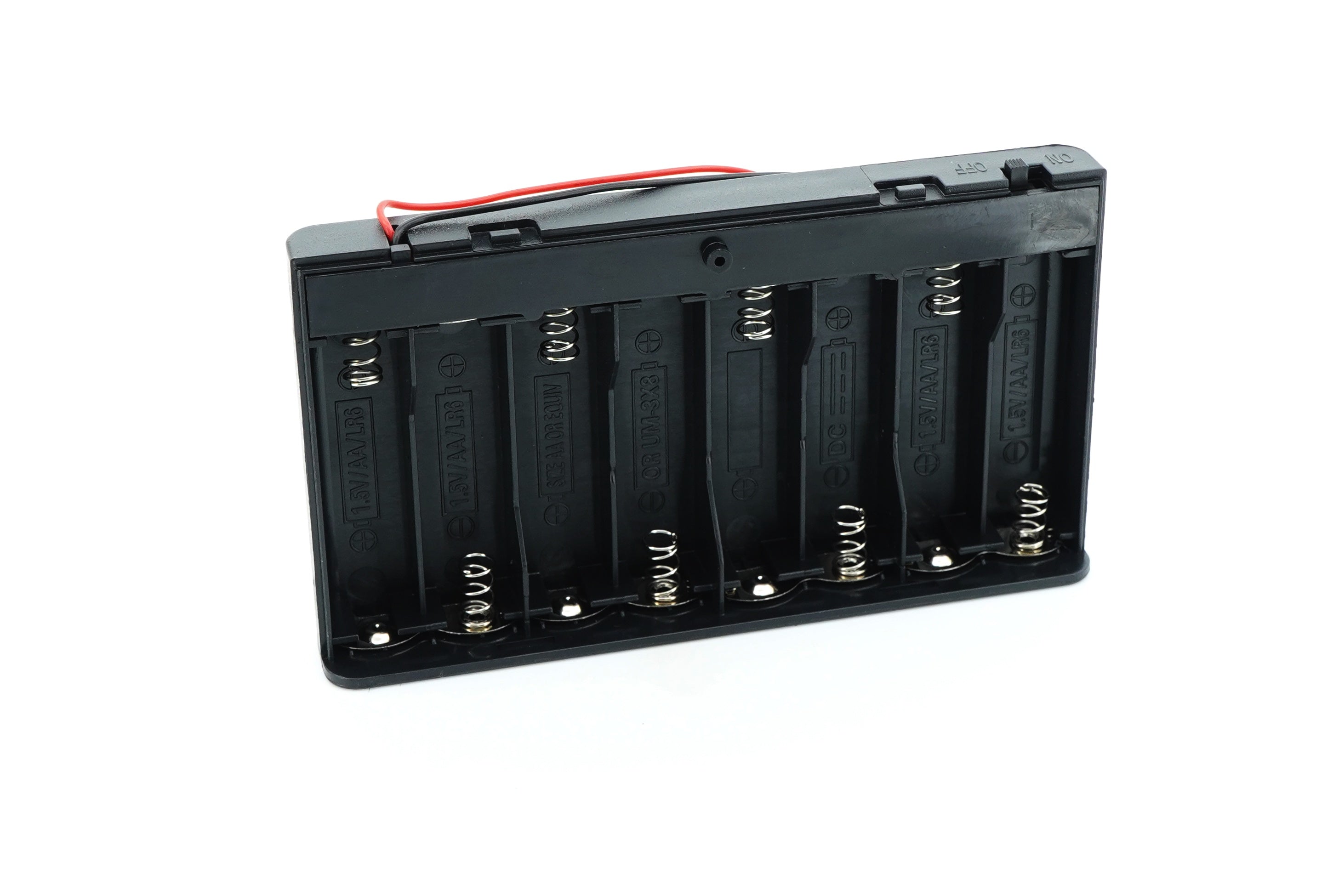 8 x 1.5V AA Battery Case Connector with Cover
