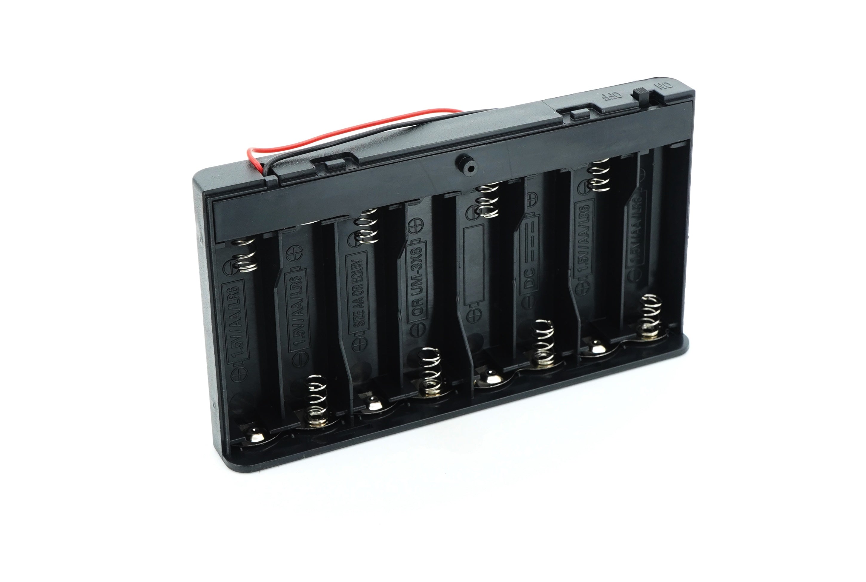 8 x 1.5V AA Battery Case Connector with Cover