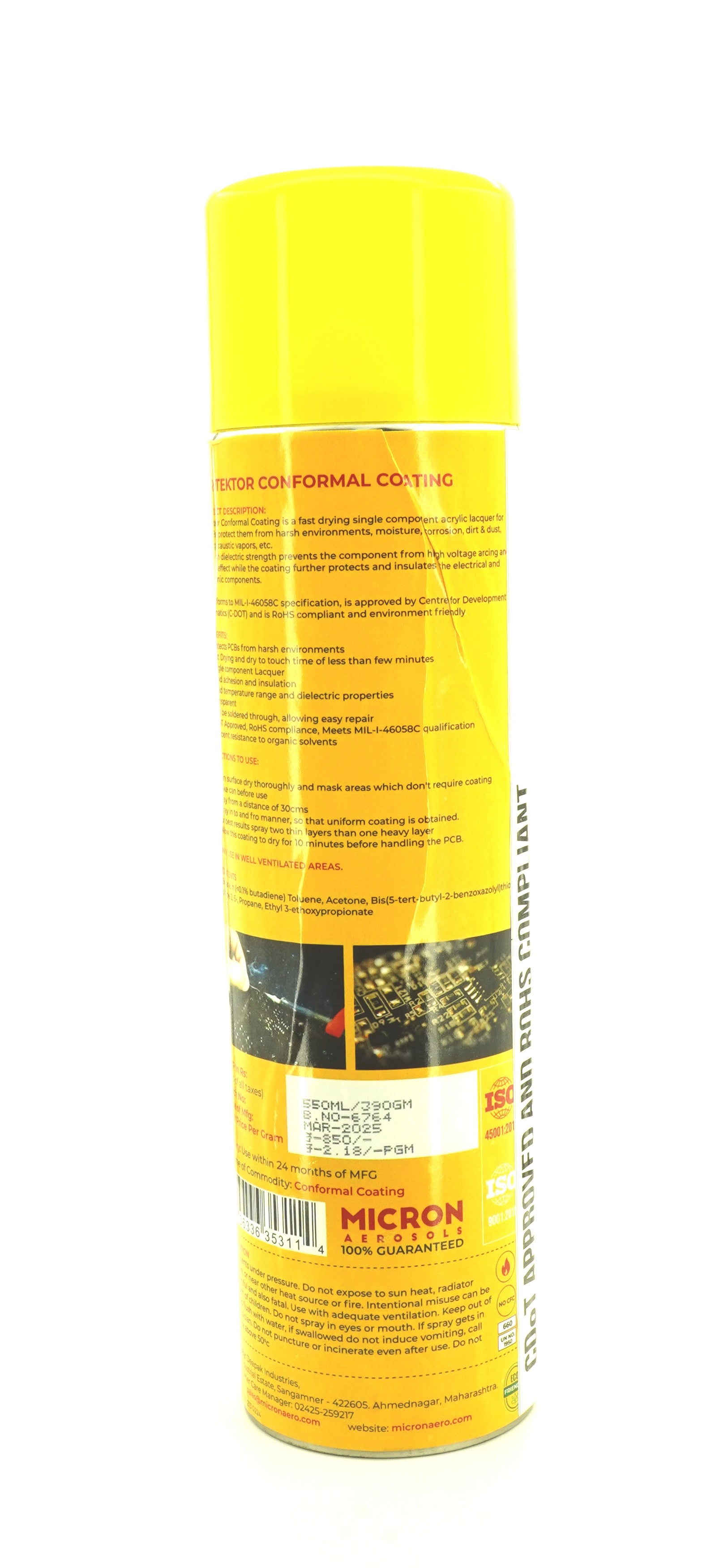 Protektor Conformal Coating for PCBs, Electronics | Military Grade