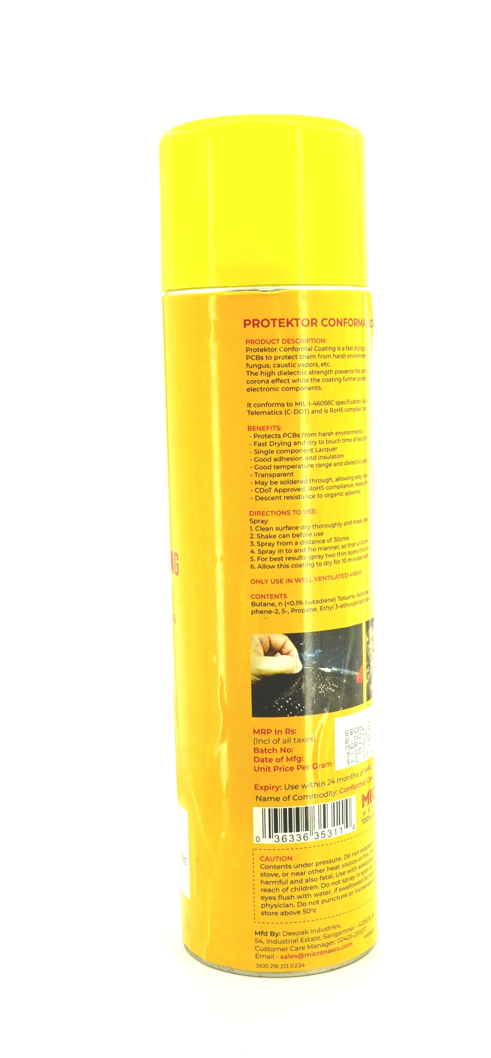 Protektor Conformal Coating for PCBs, Electronics | Military Grade