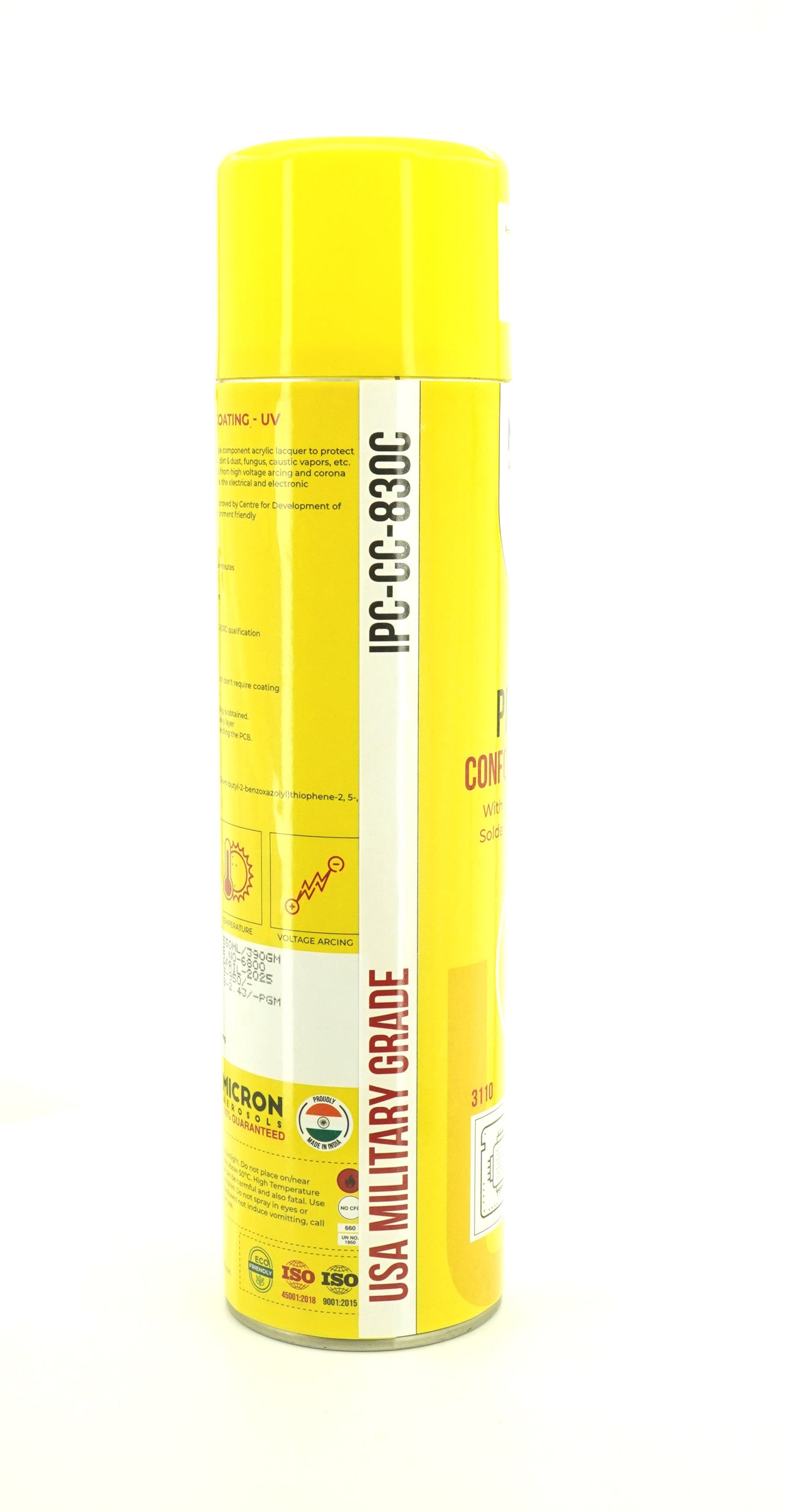 Protektor Conformal Coating Spray - UV for PCBs, Electronics | With UV Tracer - Glows under UV Light