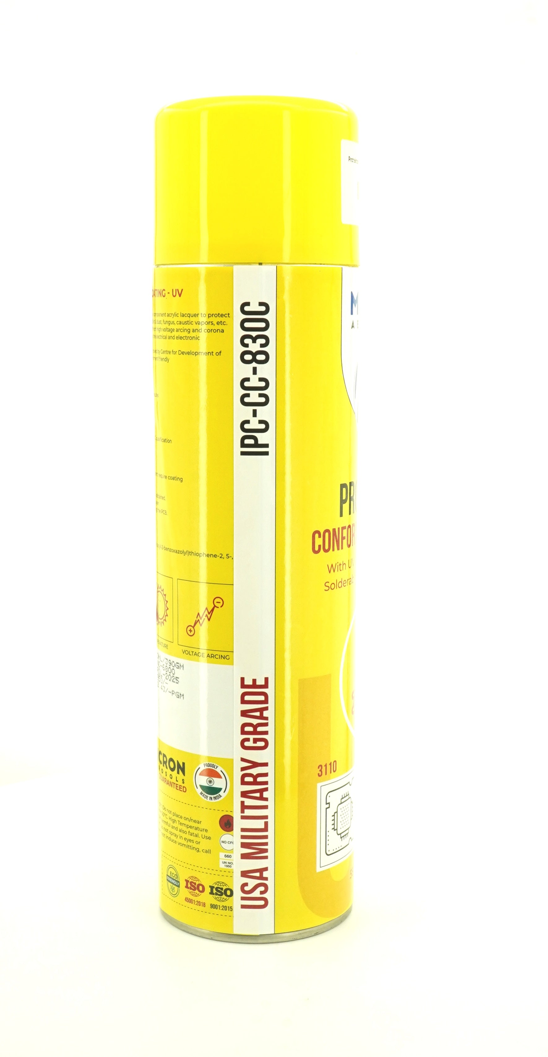 Protektor Conformal Coating Spray - UV for PCBs, Electronics | With UV Tracer - Glows under UV Light