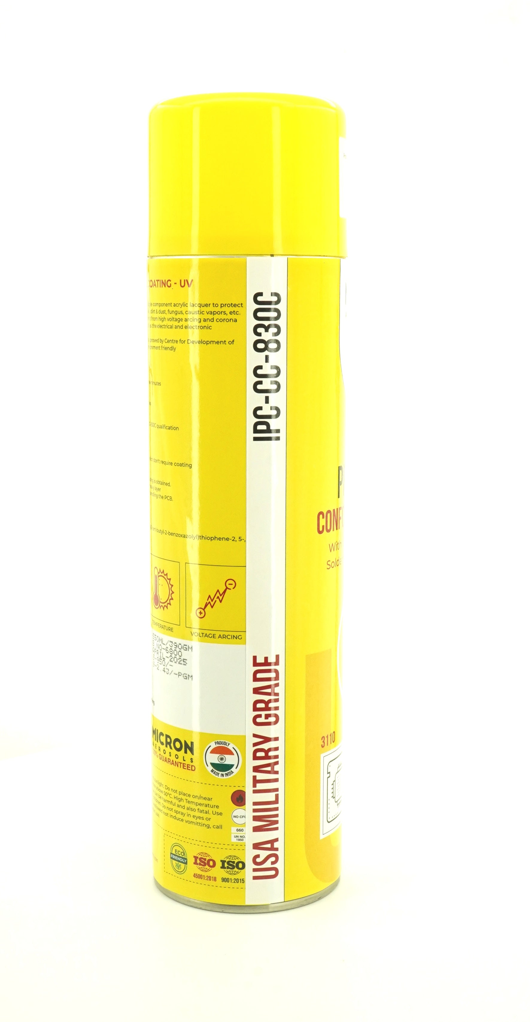 Protektor Conformal Coating Spray - UV for PCBs, Electronics | With UV Tracer - Glows under UV Light