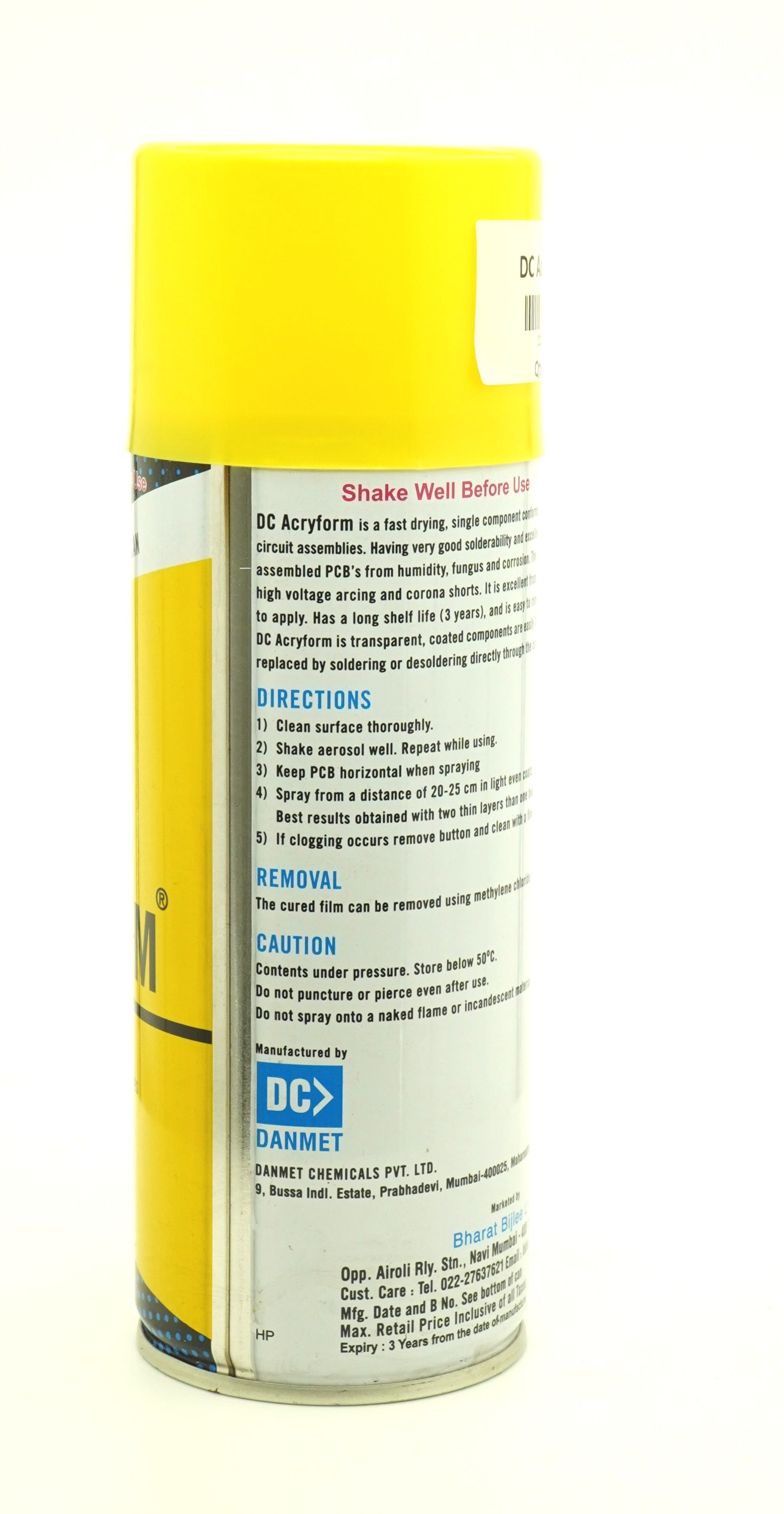 Bharat Bijlee DC Acryform Conformal Coating for PCB - 400 ml