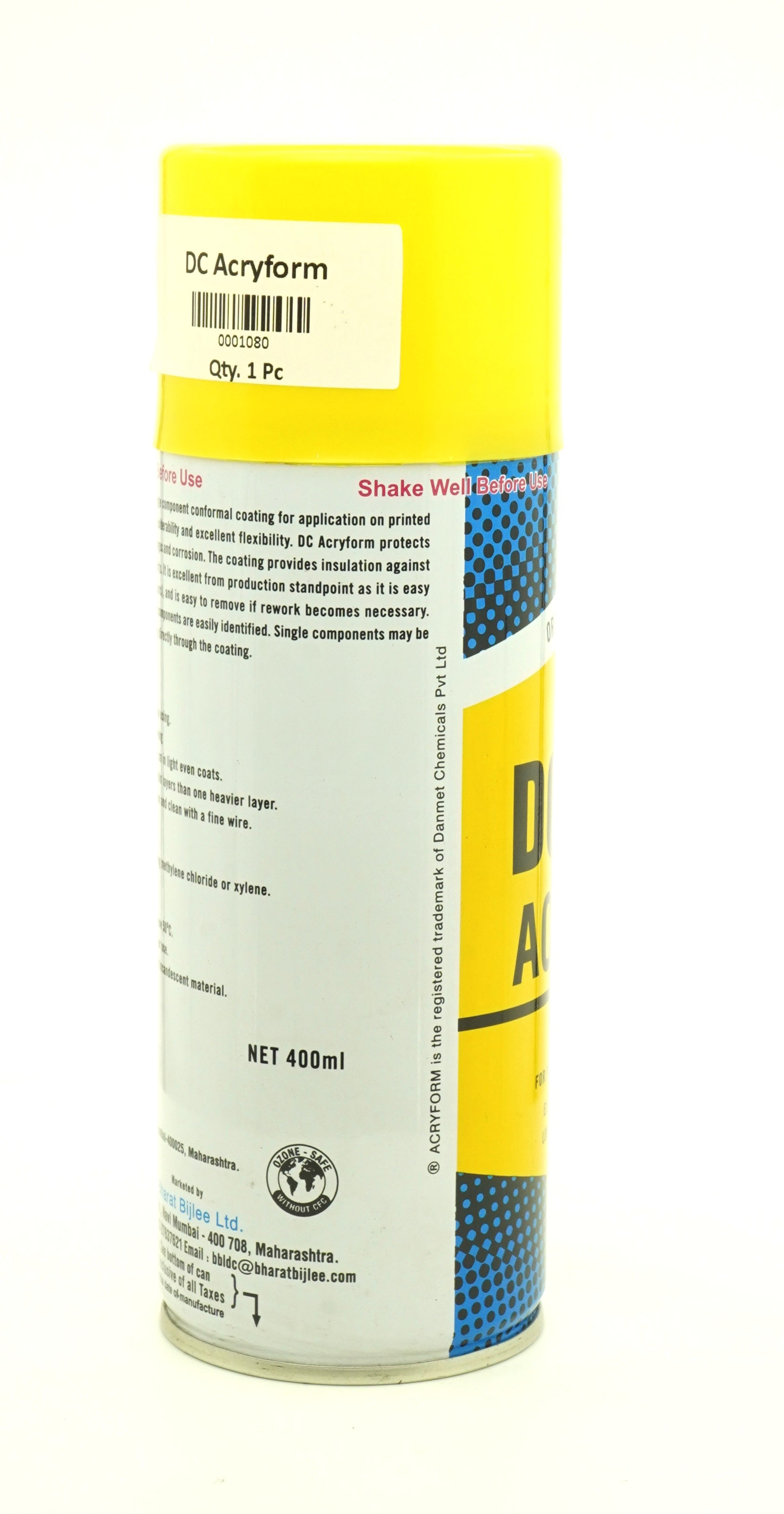 Bharat Bijlee DC Acryform Conformal Coating for PCB - 400 ml