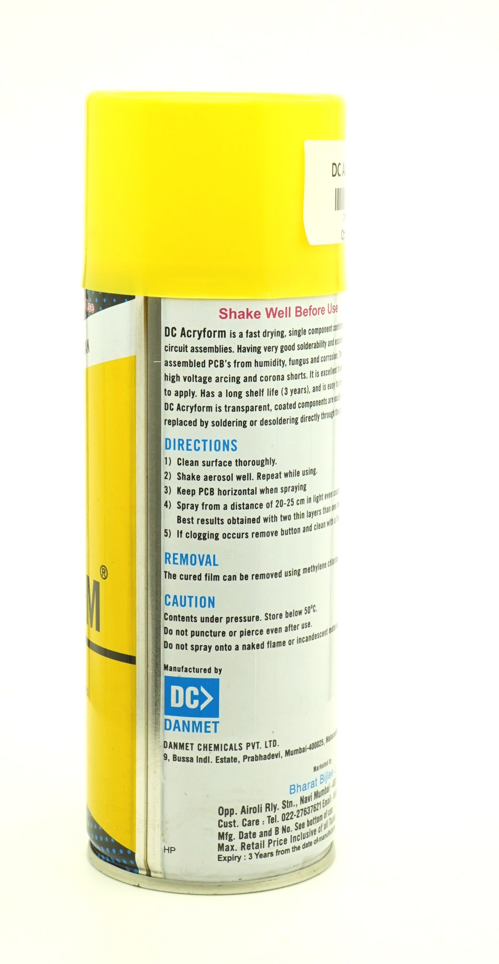 Bharat Bijlee DC Acryform Conformal Coating for PCB - 400 ml