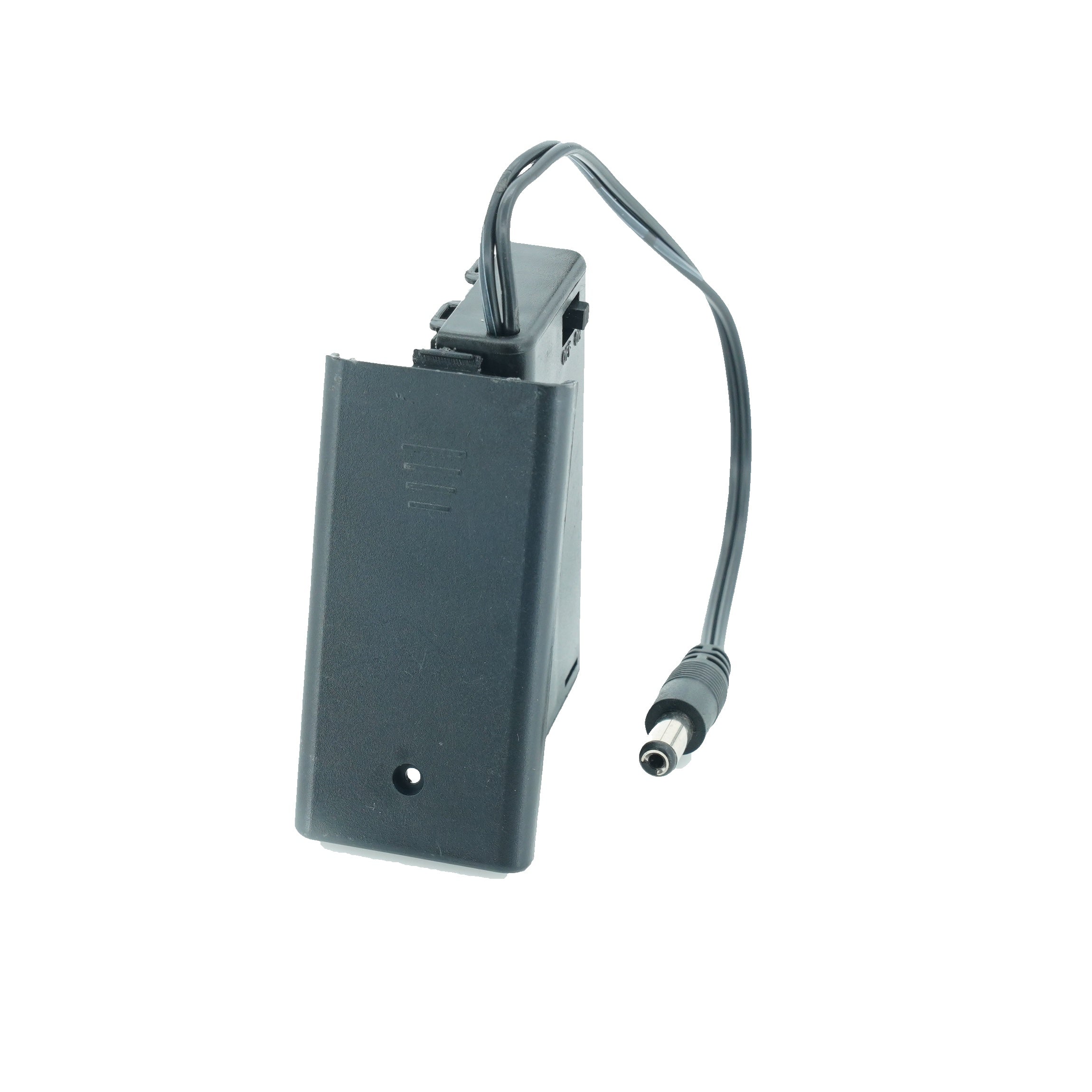 2 x 1.5V AA Battery Case Connector with Cover + DC Pin