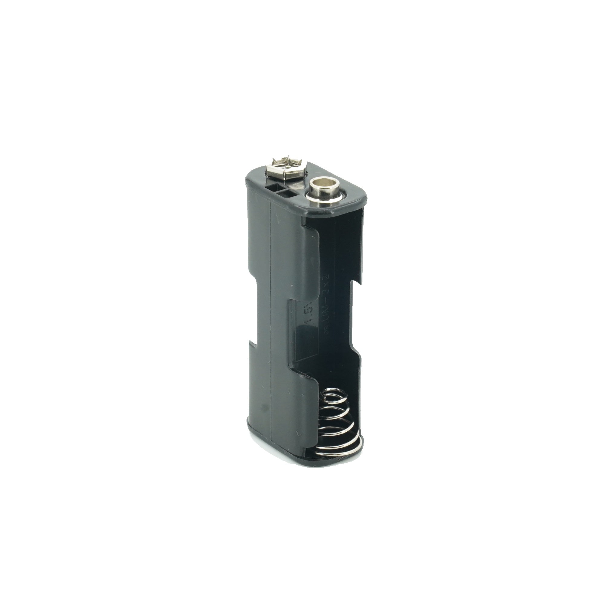 2 x 1.5V AA Front/Back Battery Holder With Snap Connector