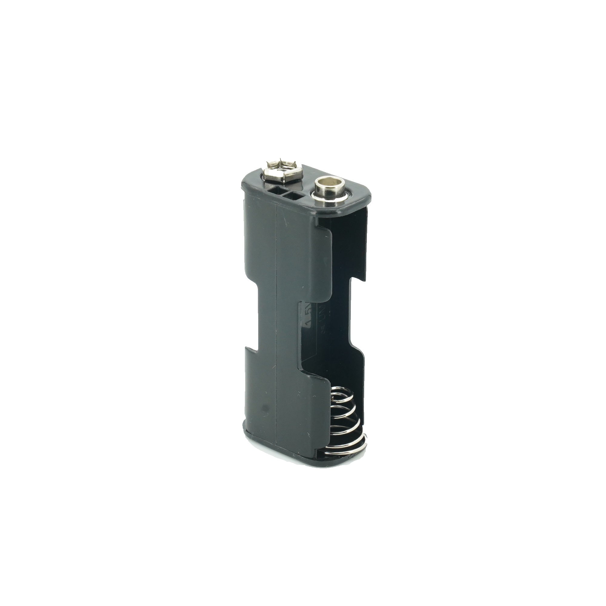 2 x 1.5V AA Front/Back Battery Holder With Snap Connector