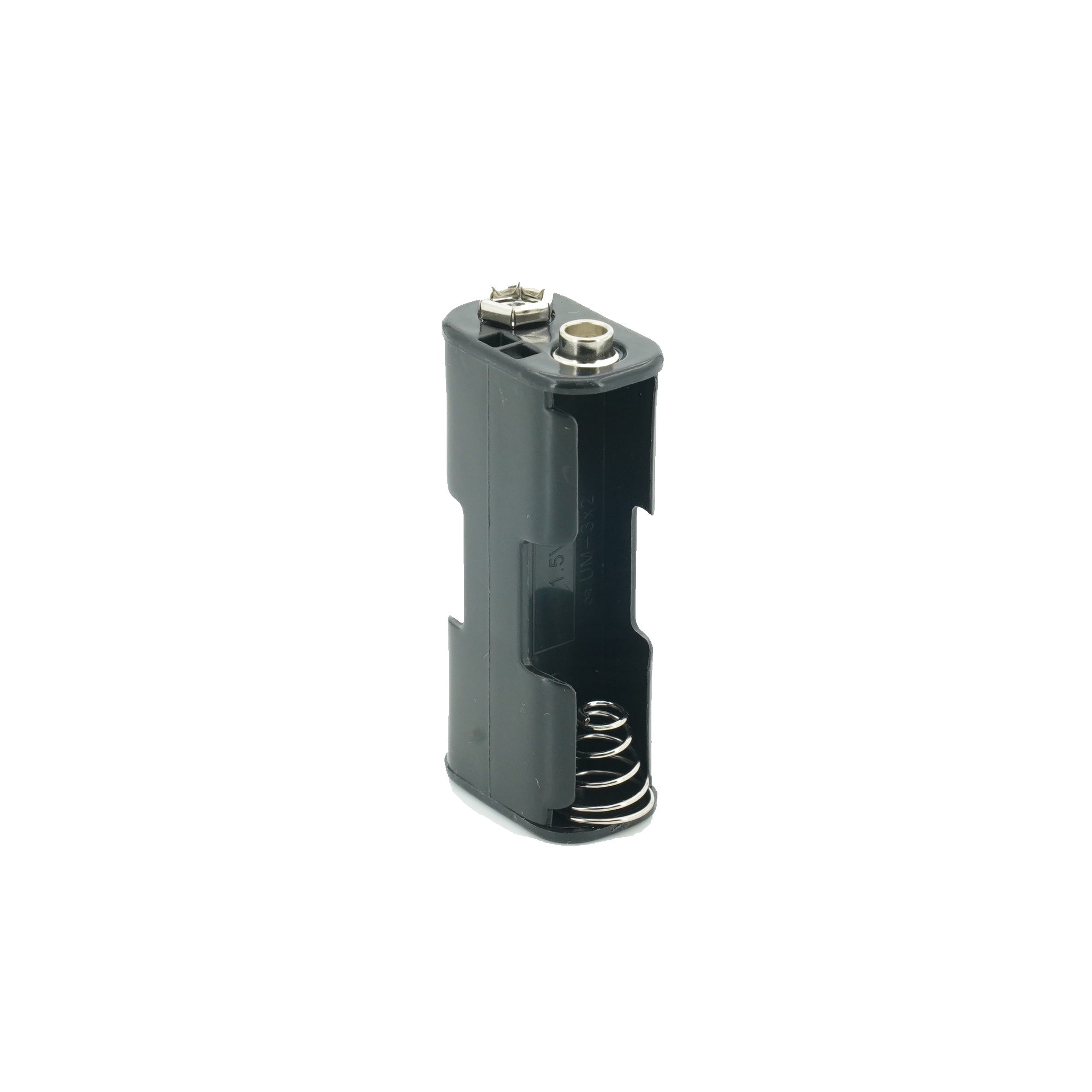 2 x 1.5V AA Front/Back Battery Holder With Snap Connector