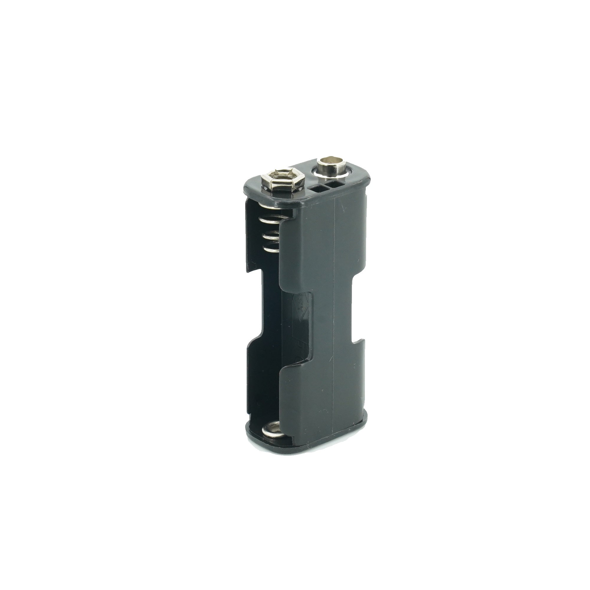 2 x 1.5V AA Front/Back Battery Holder With Snap Connector