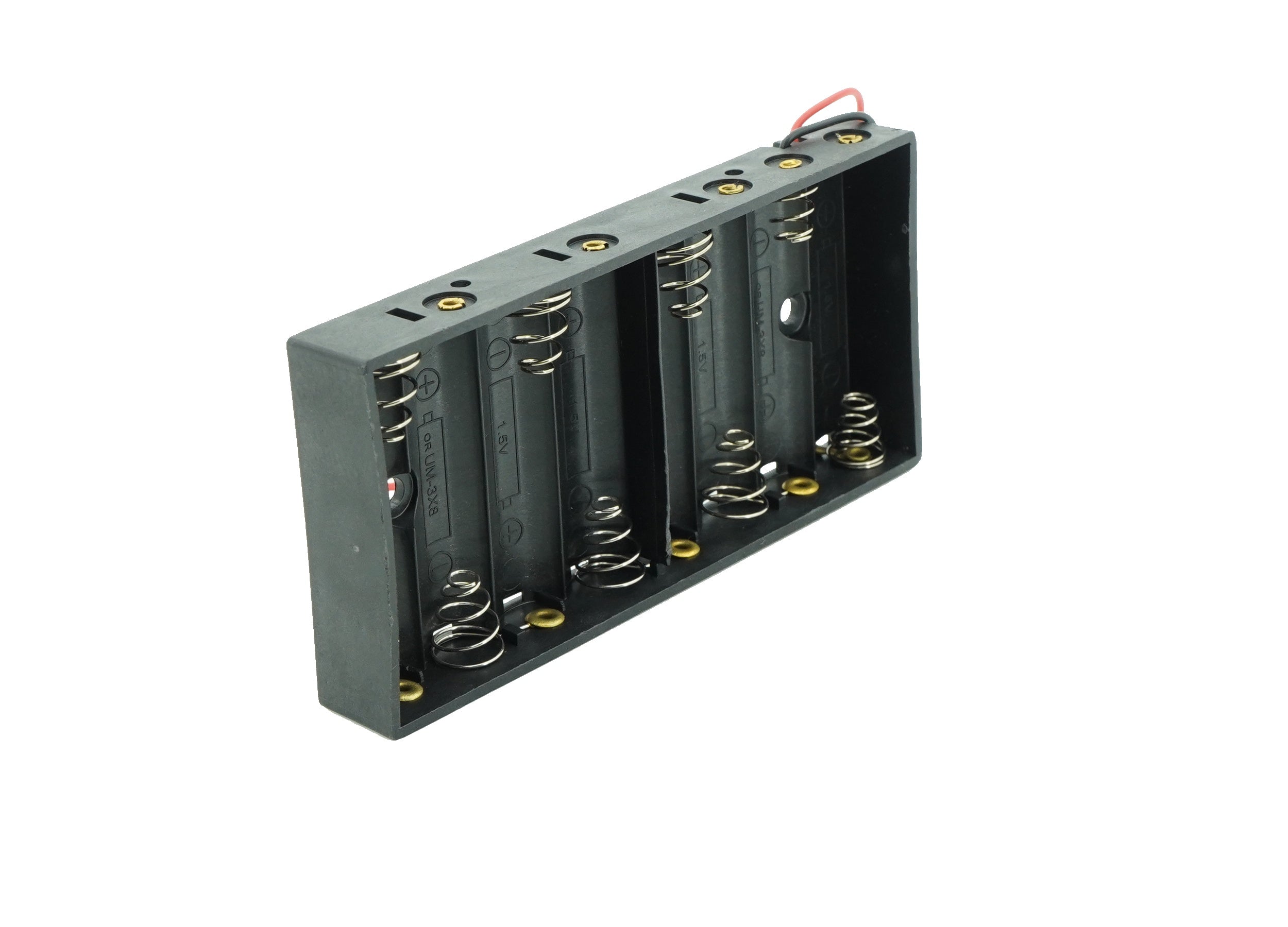 8 x 1.5V AA Flat Battery Case Connector