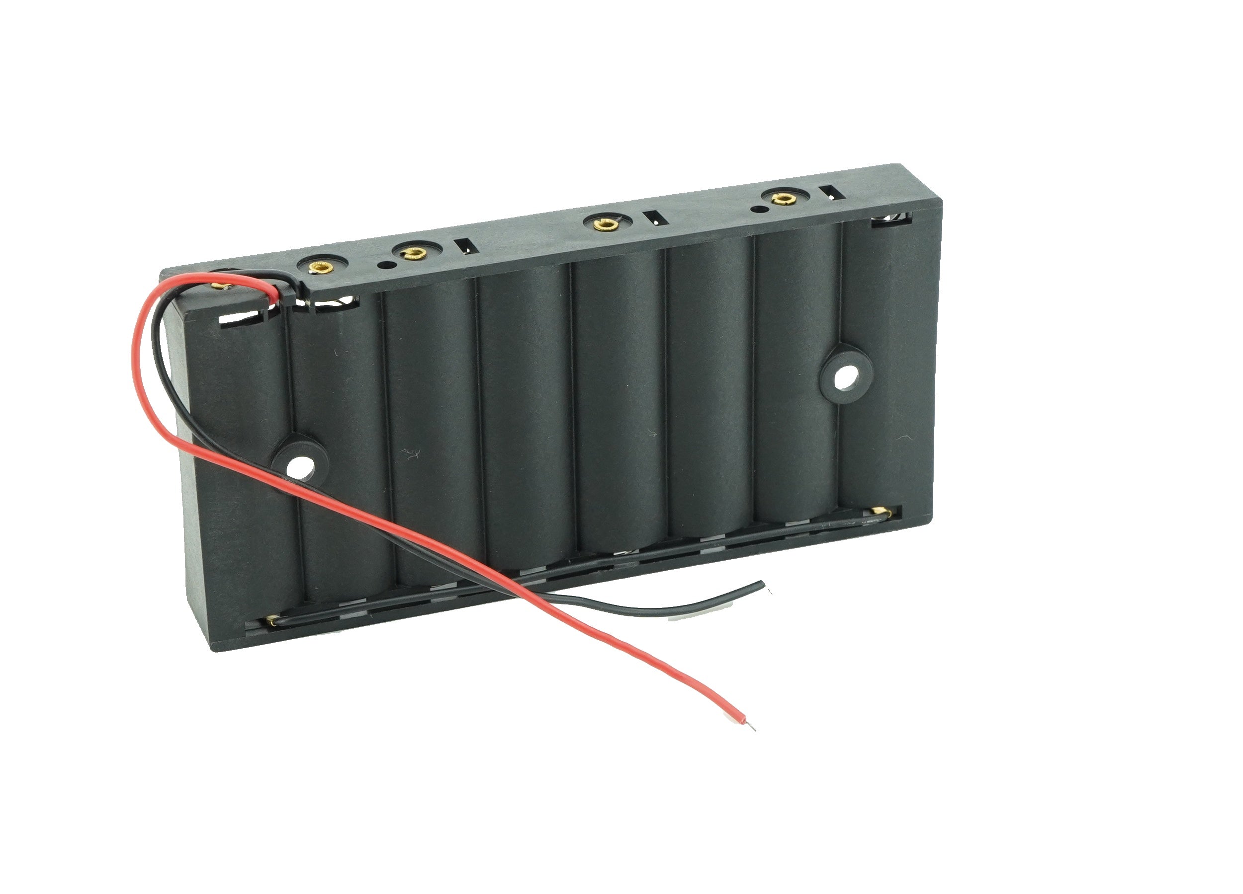 8 x 1.5V AA Flat Battery Case Connector
