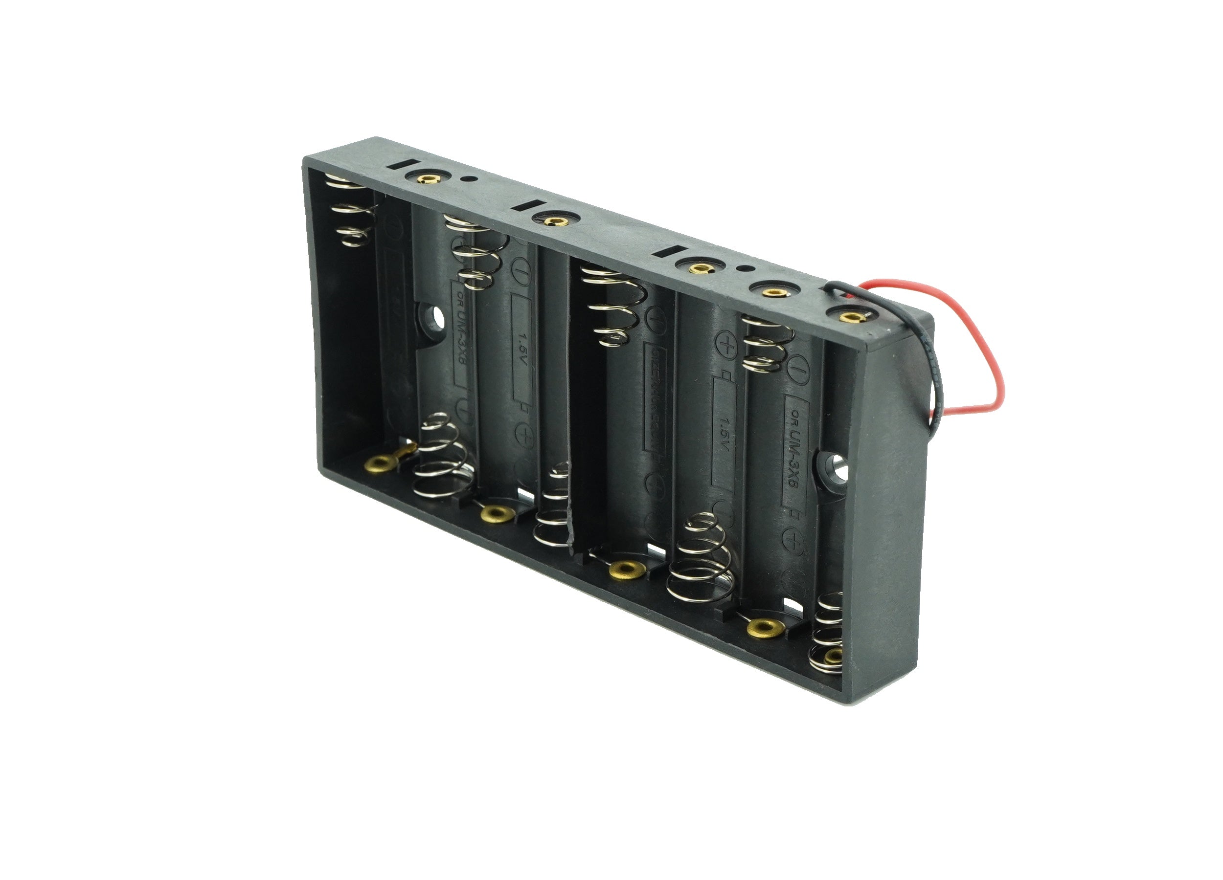 8 x 1.5V AA Flat Battery Case Connector