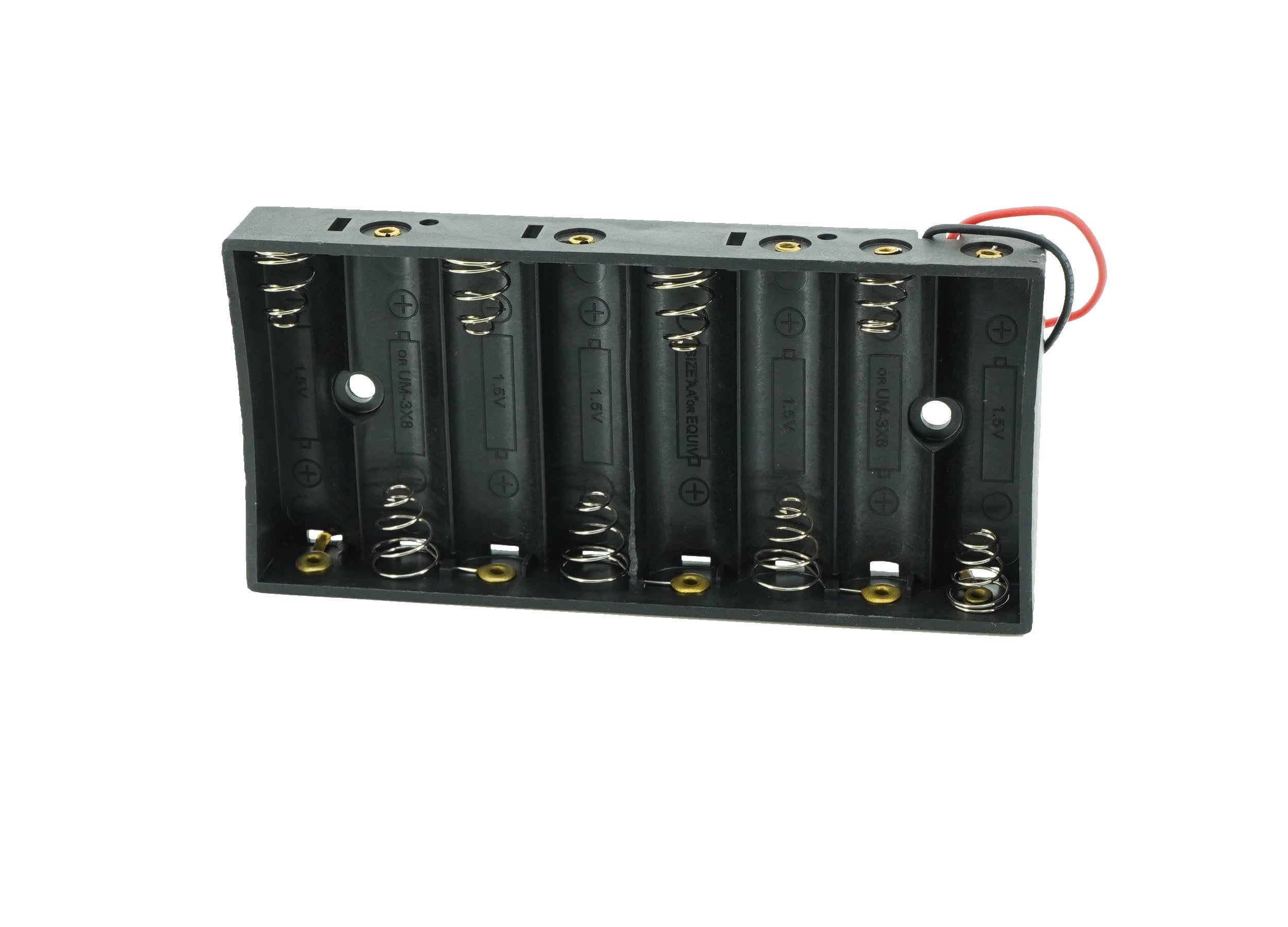 8 x 1.5V AA Flat Battery Case Connector
