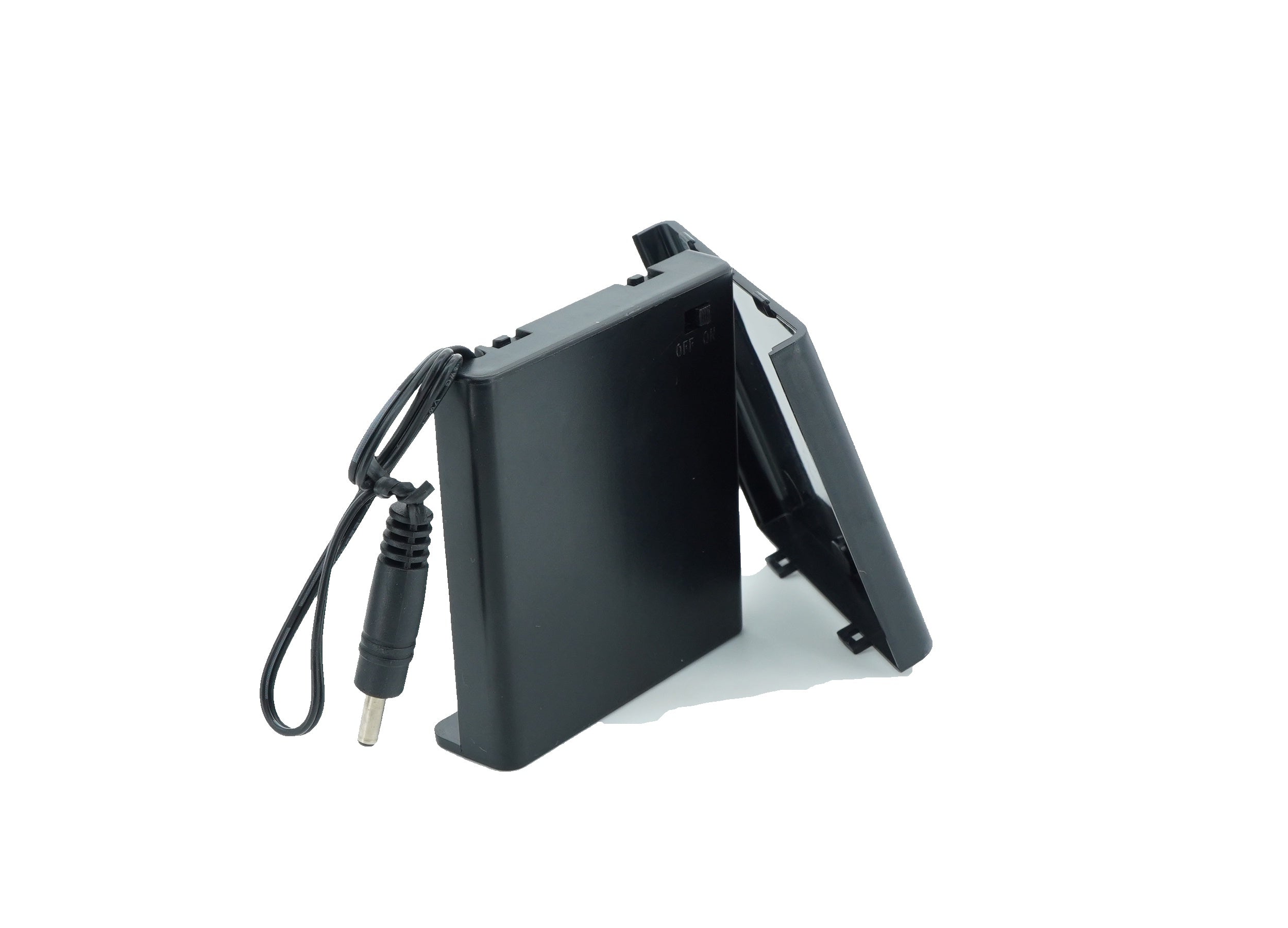 4 x 1.5V AA Battery Case Connector with Cover + DC Pin