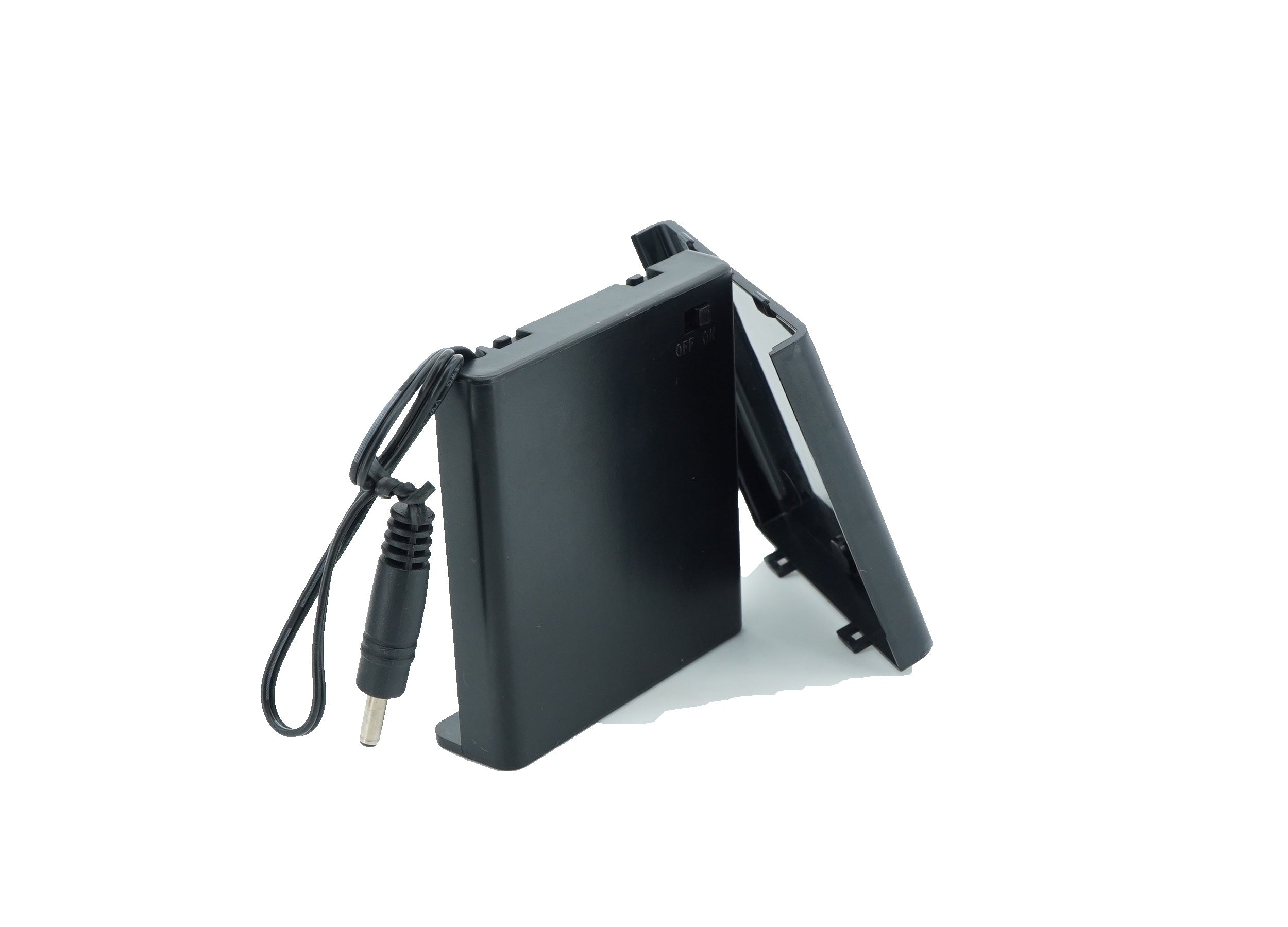 4 x 1.5V AA Battery Case Connector with Cover + DC Pin