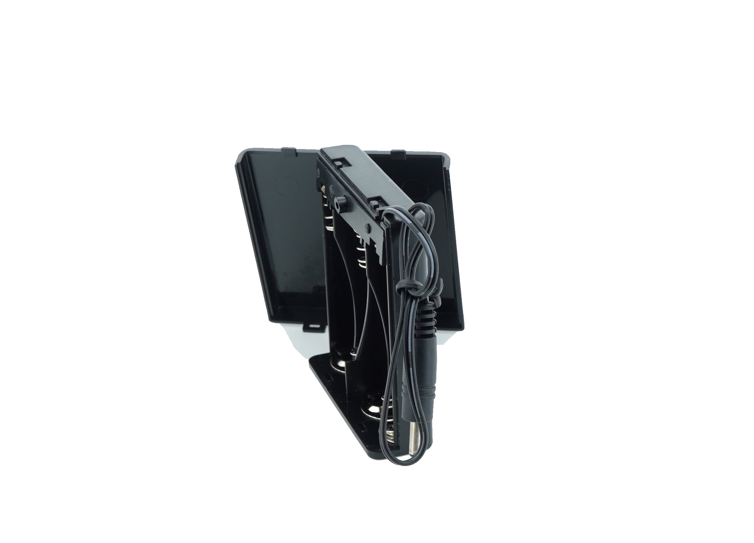 4 x 1.5V AA Battery Case Connector with Cover + DC Pin