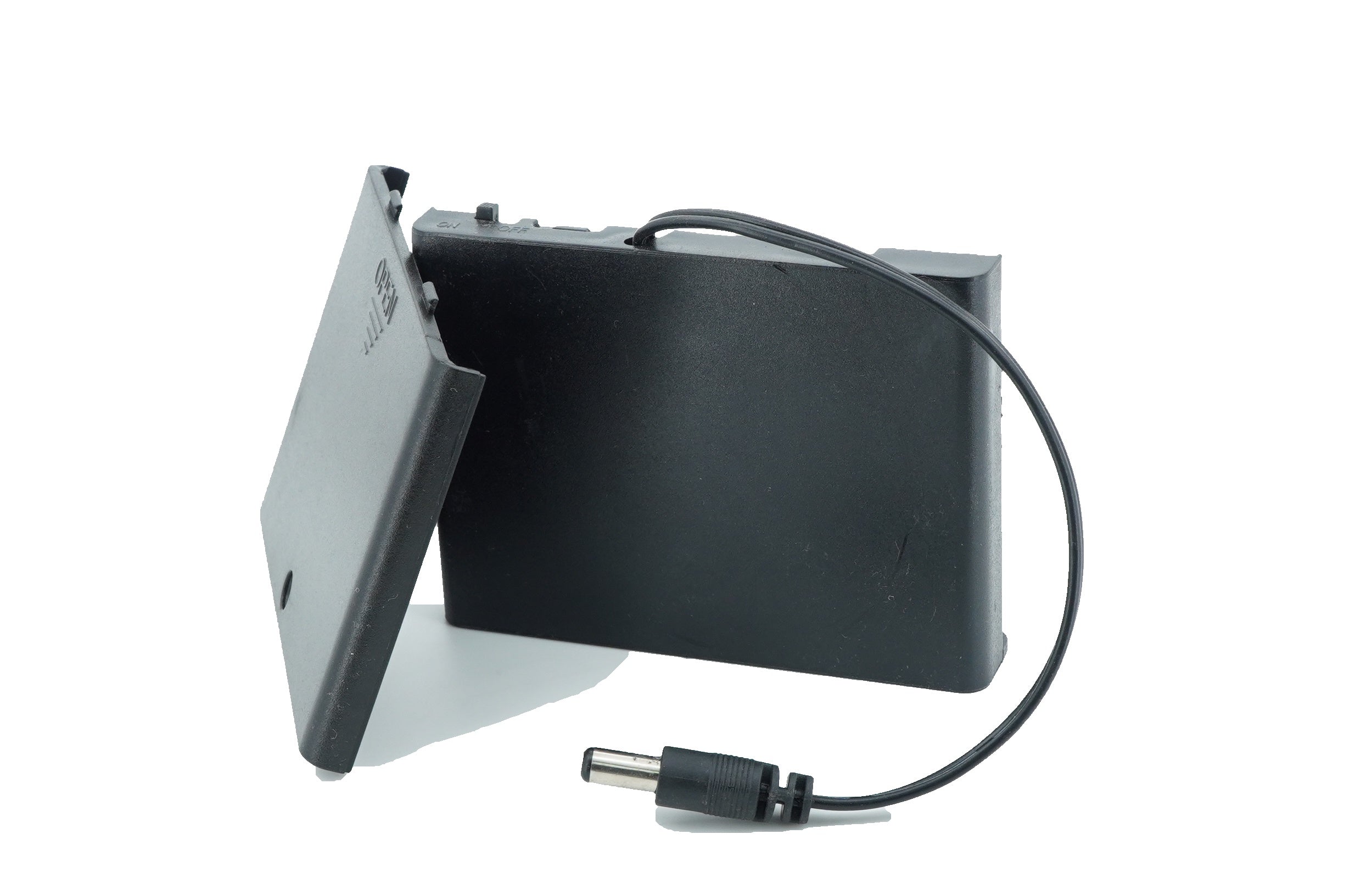 6 x 1.5V AA Battery Case Connector with Cover + DC Pin