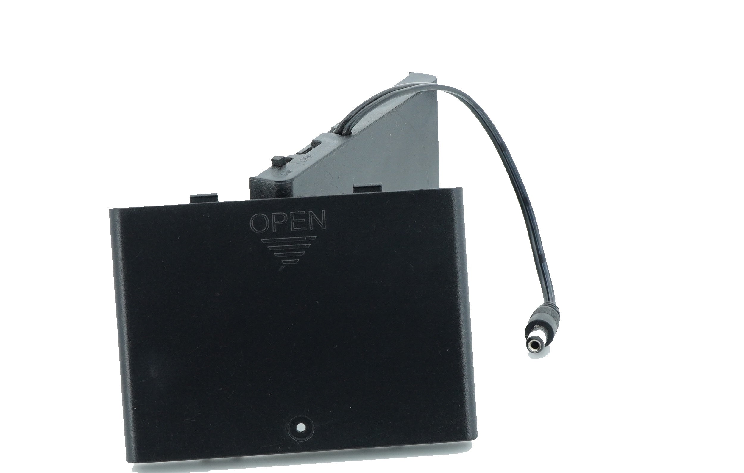 6 x 1.5V AA Battery Case Connector with Cover + DC Pin