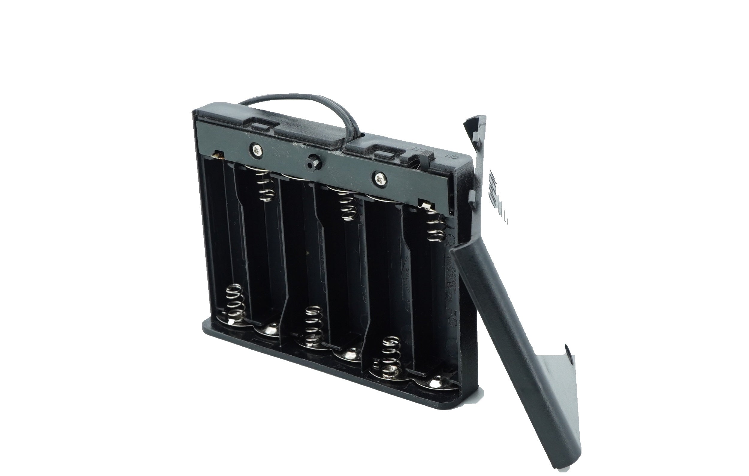 6 x 1.5V AA Battery Case Connector with Cover + DC Pin