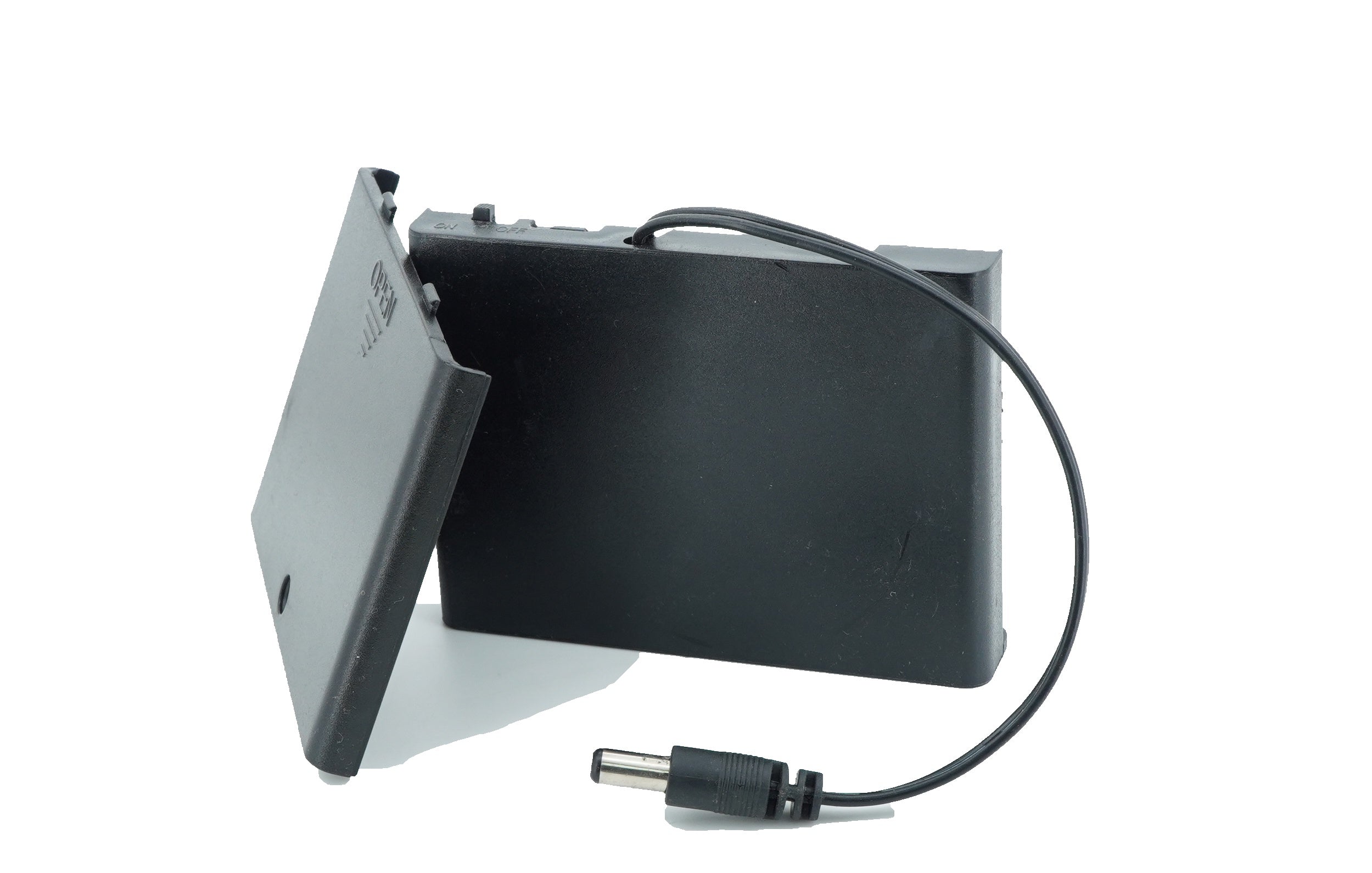 6 x 1.5V AA Battery Case Connector with Cover + DC Pin