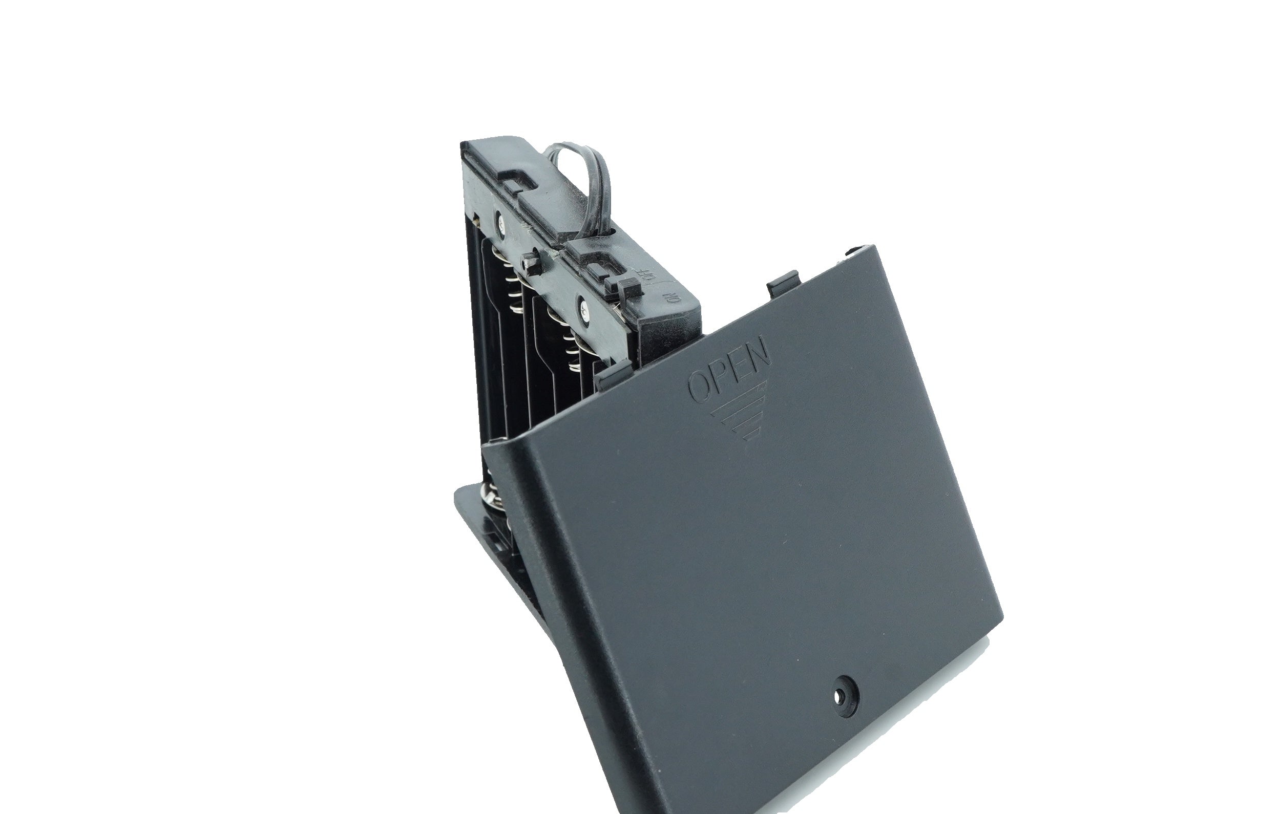 6 x 1.5V AA Battery Case Connector with Cover + DC Pin