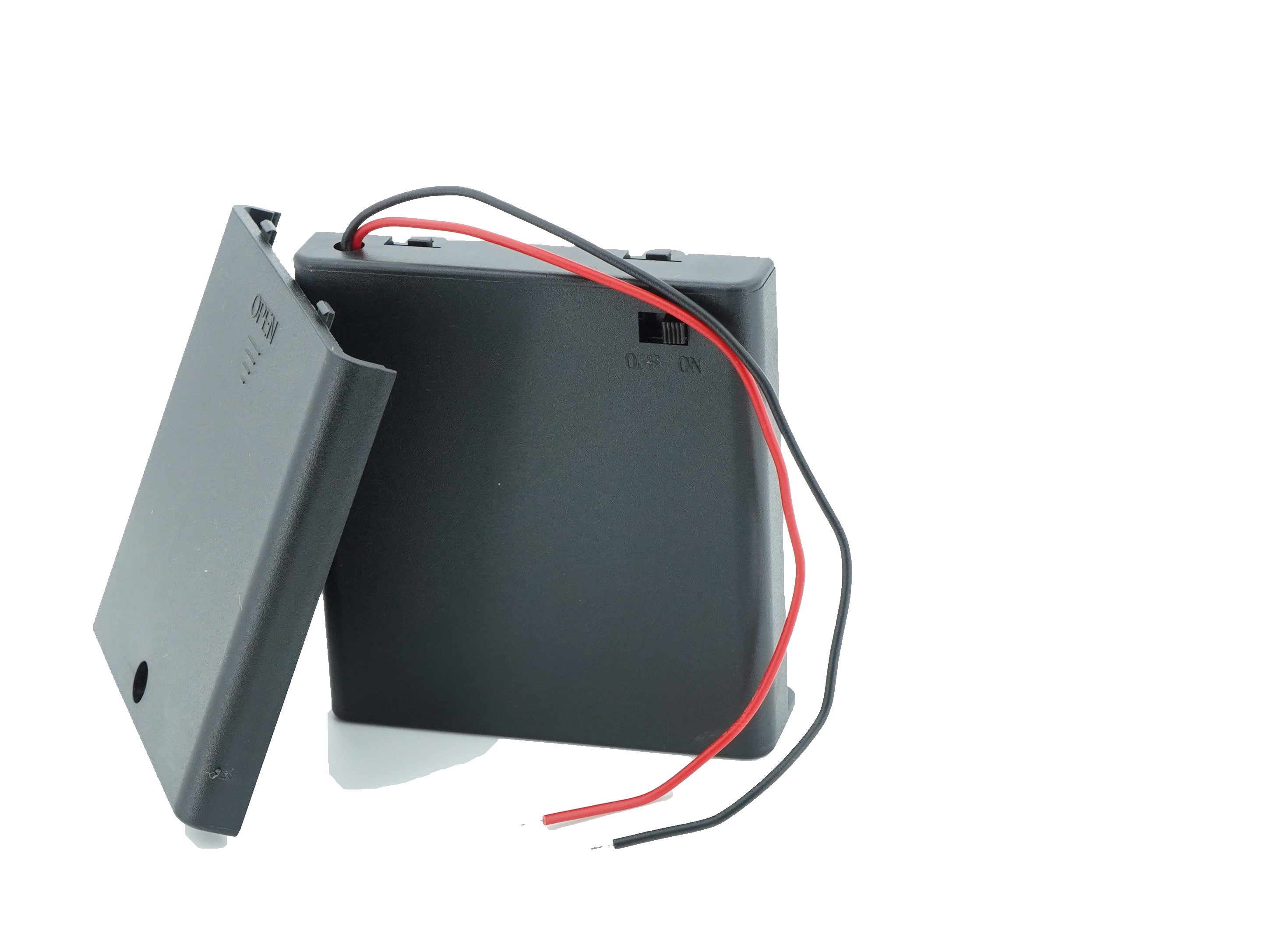 4 x 1.5V AA Battery Case Connector with Cover