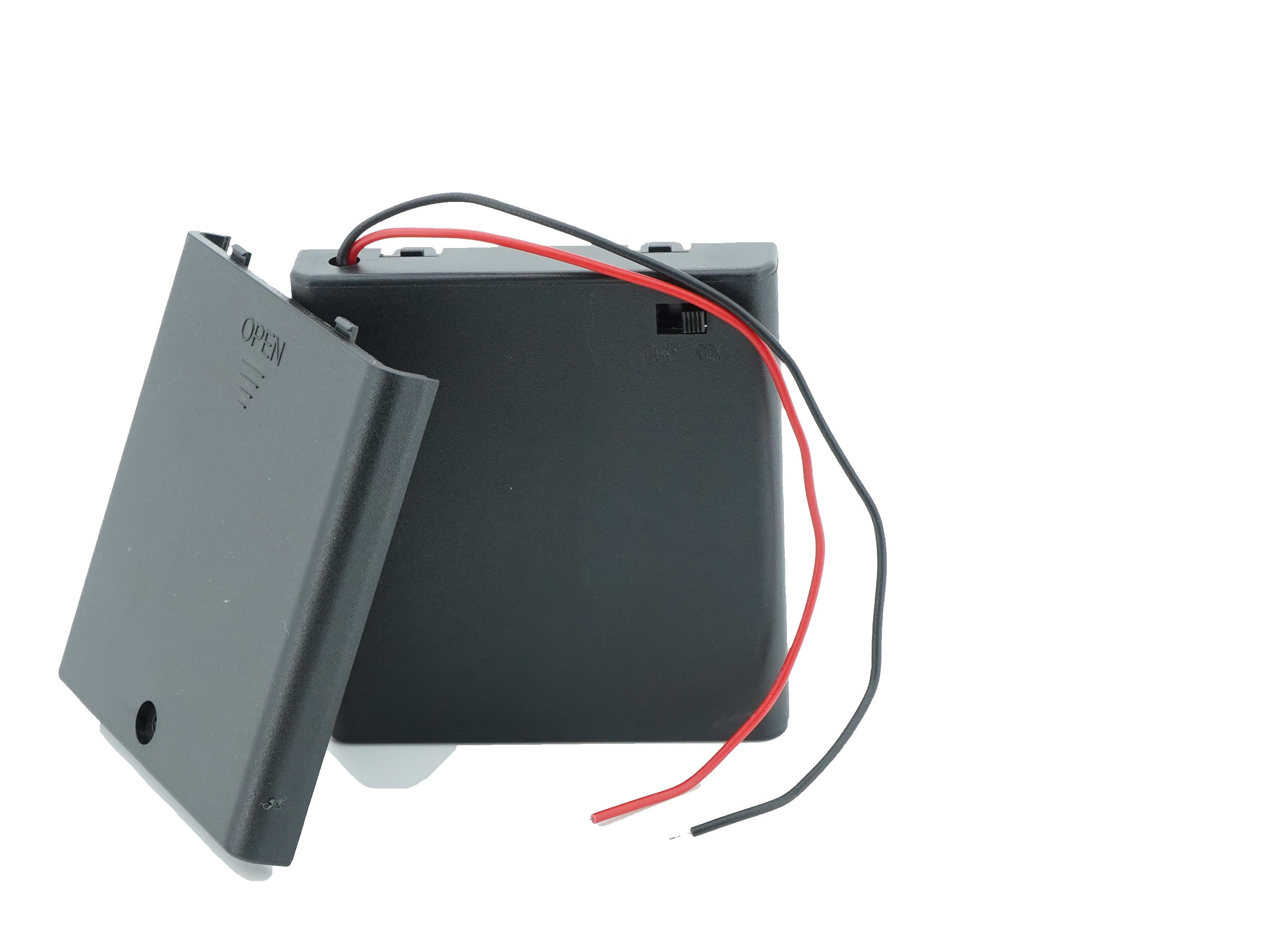 4 x 1.5V AA Battery Case Connector with Cover