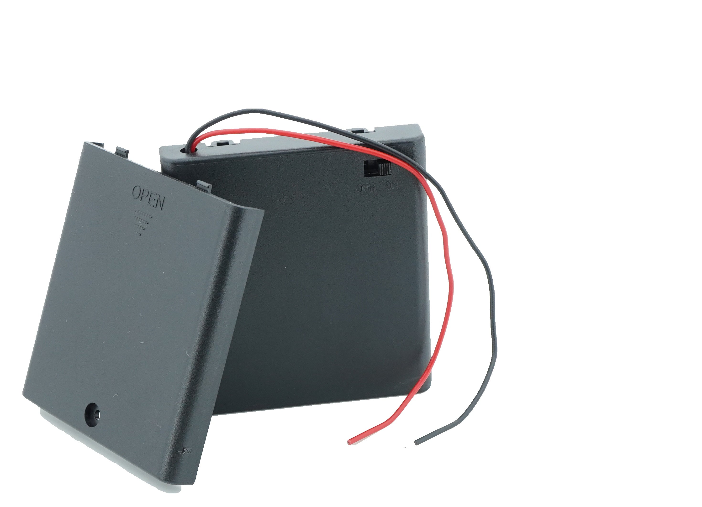 4 x 1.5V AA Battery Case Connector with Cover