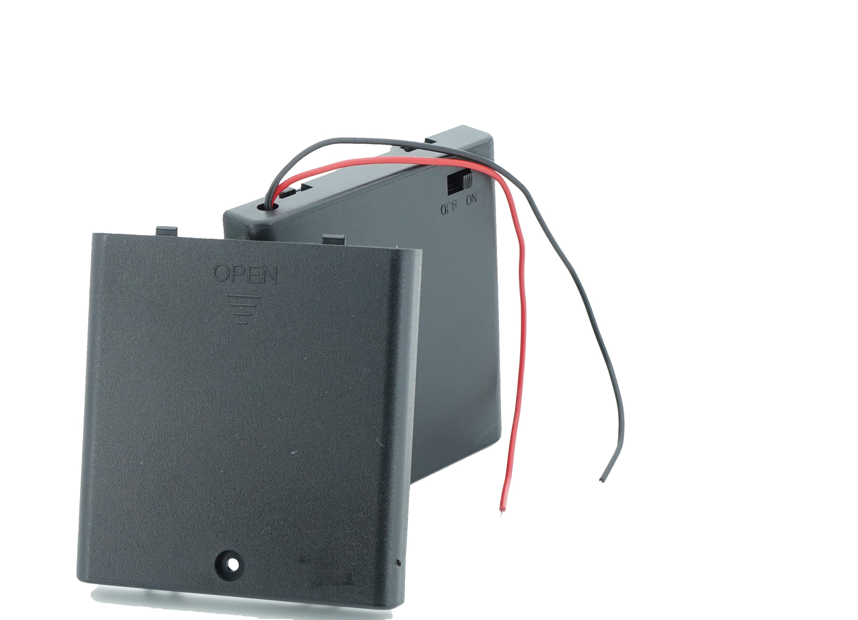 4 x 1.5V AA Battery Case Connector with Cover