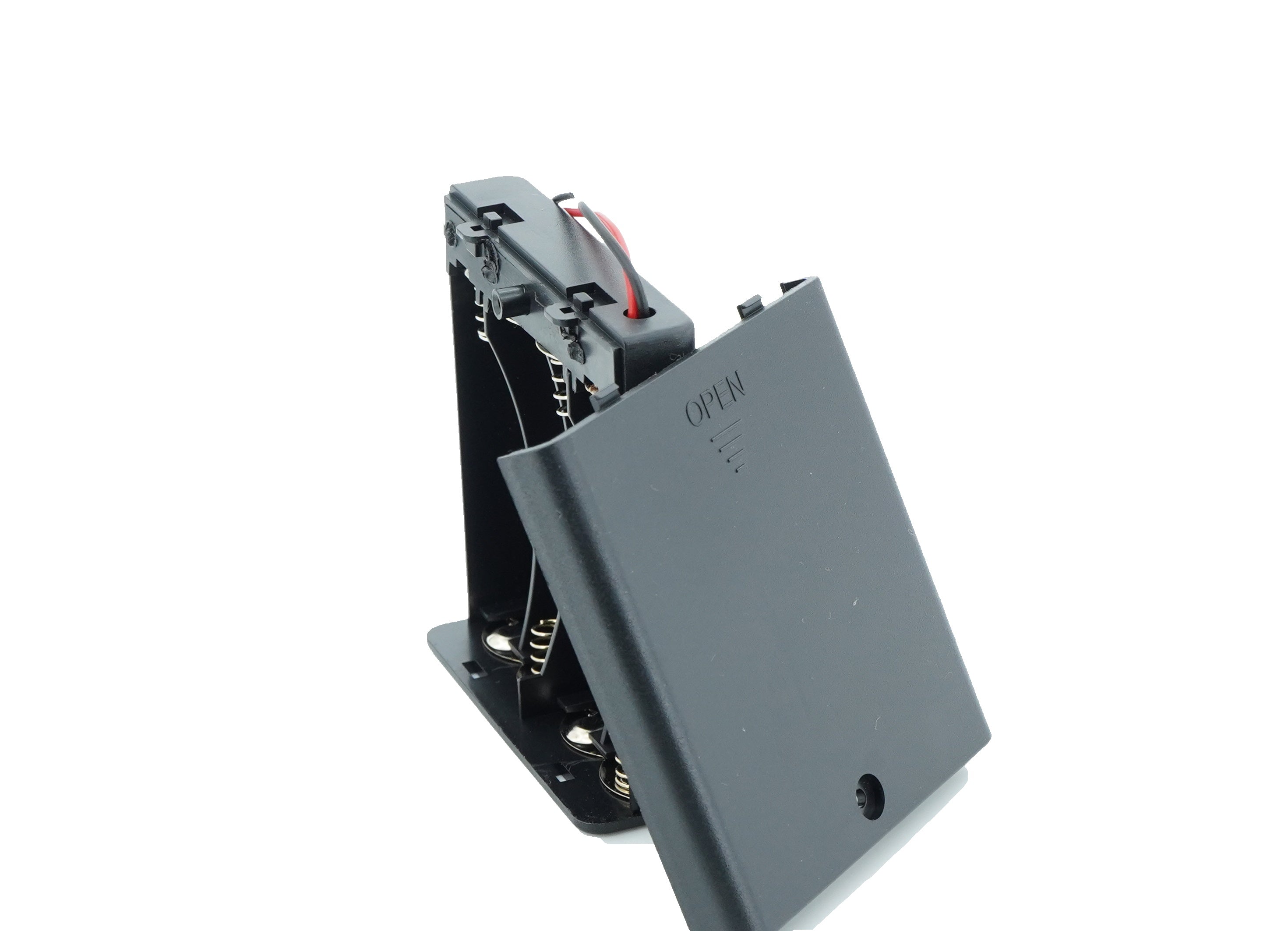 4 x 1.5V AA Battery Case Connector with Cover