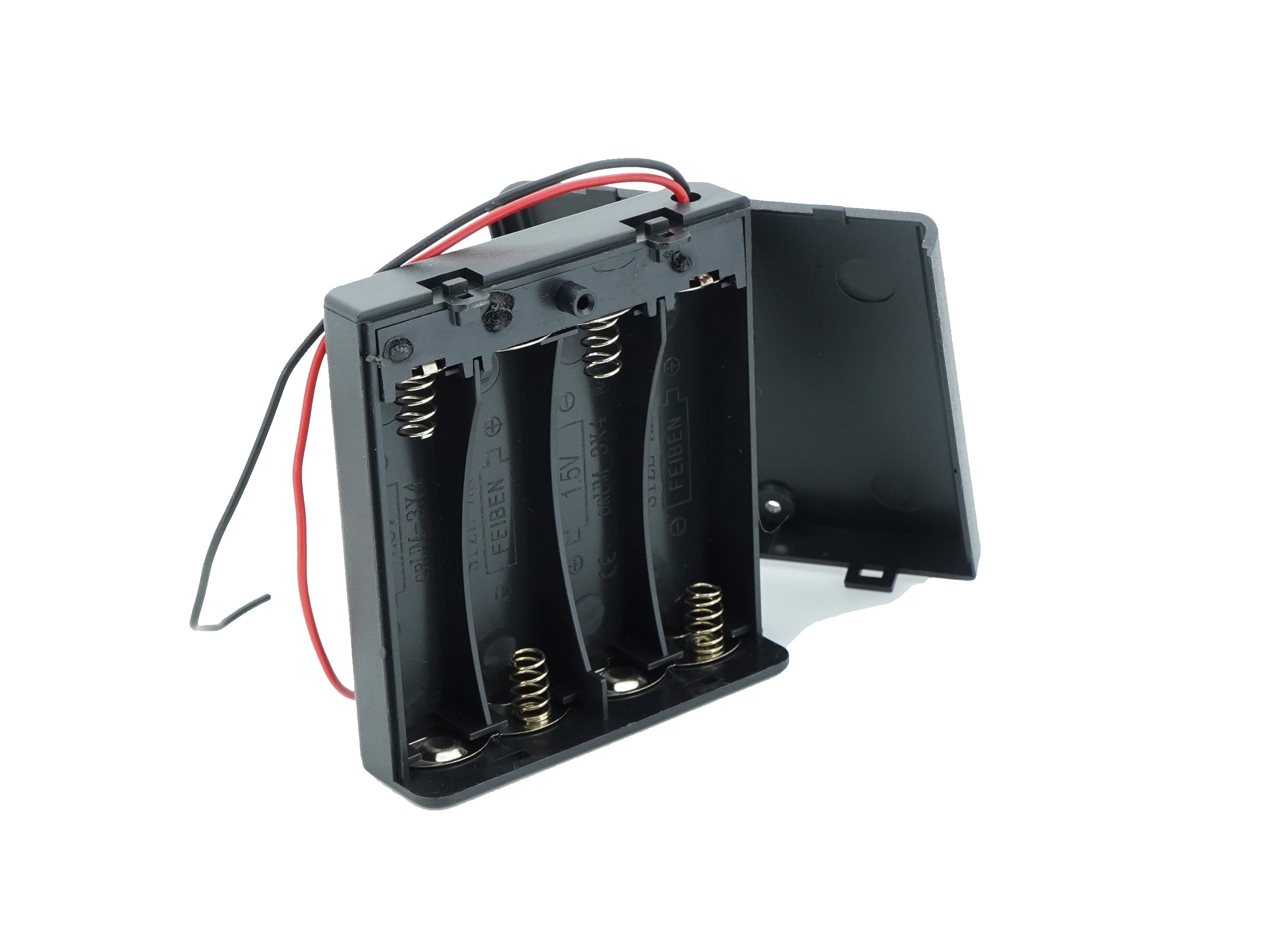 4 x 1.5V AA Battery Case Connector with Cover