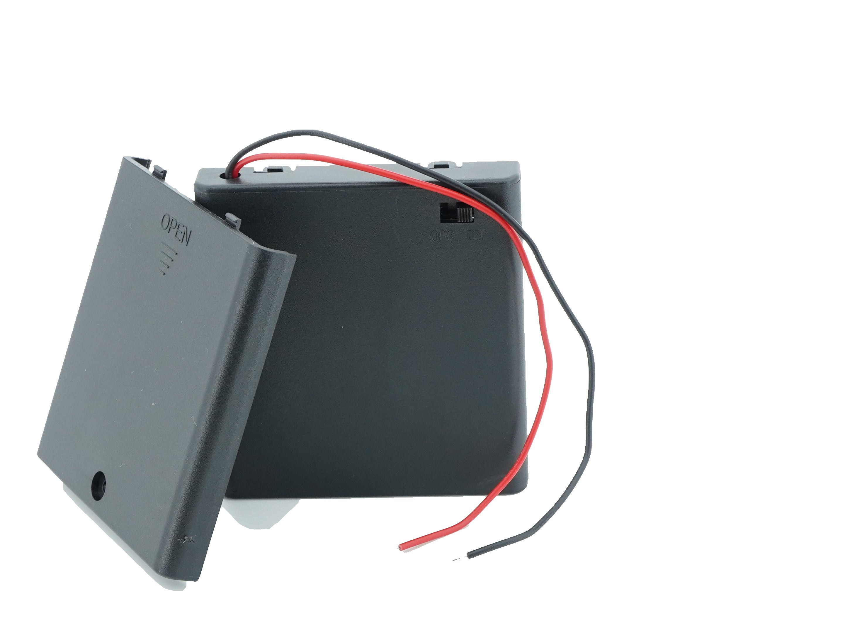 4 x 1.5V AA Battery Case Connector with Cover