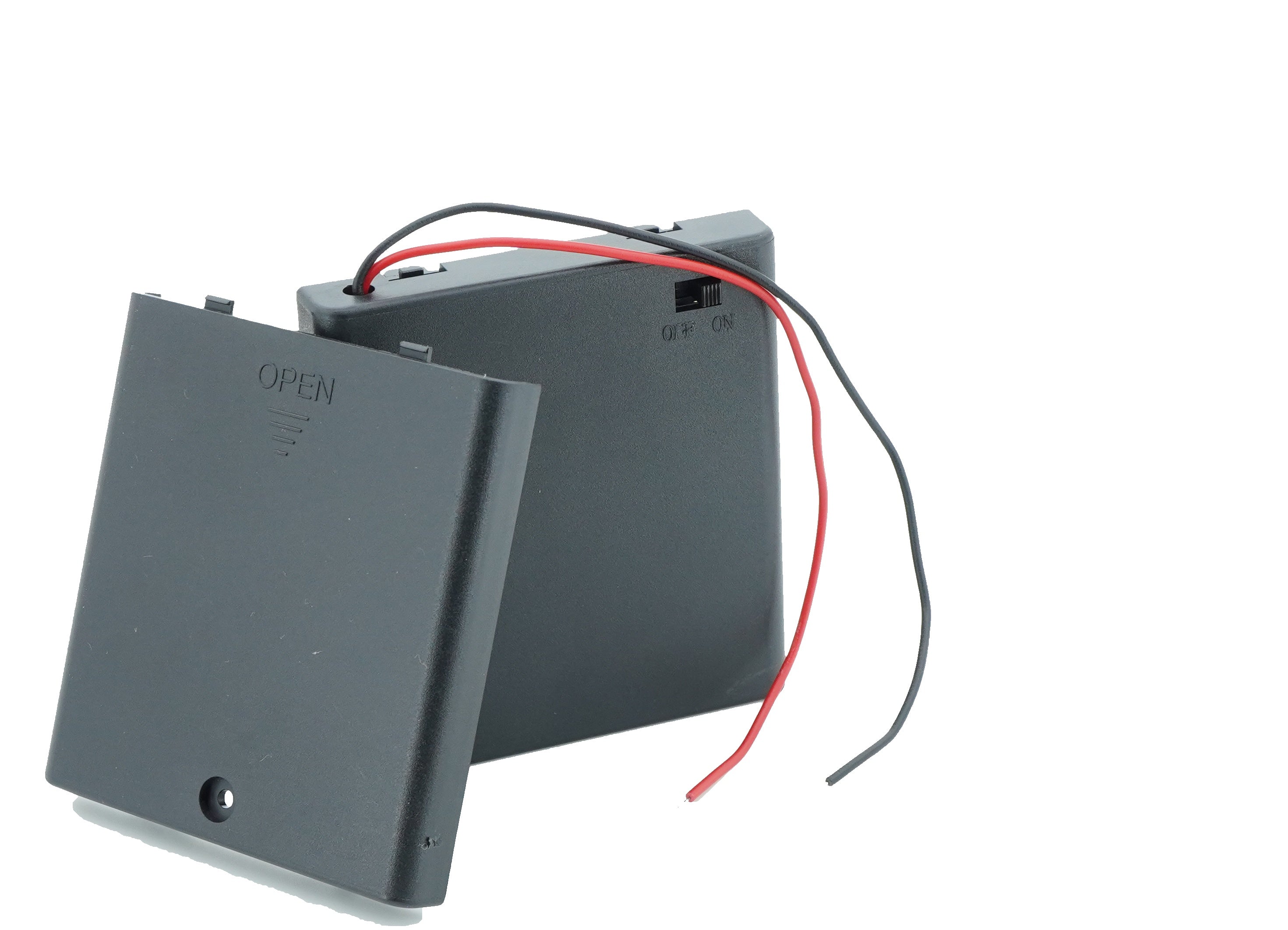 4 x 1.5V AA Battery Case Connector with Cover