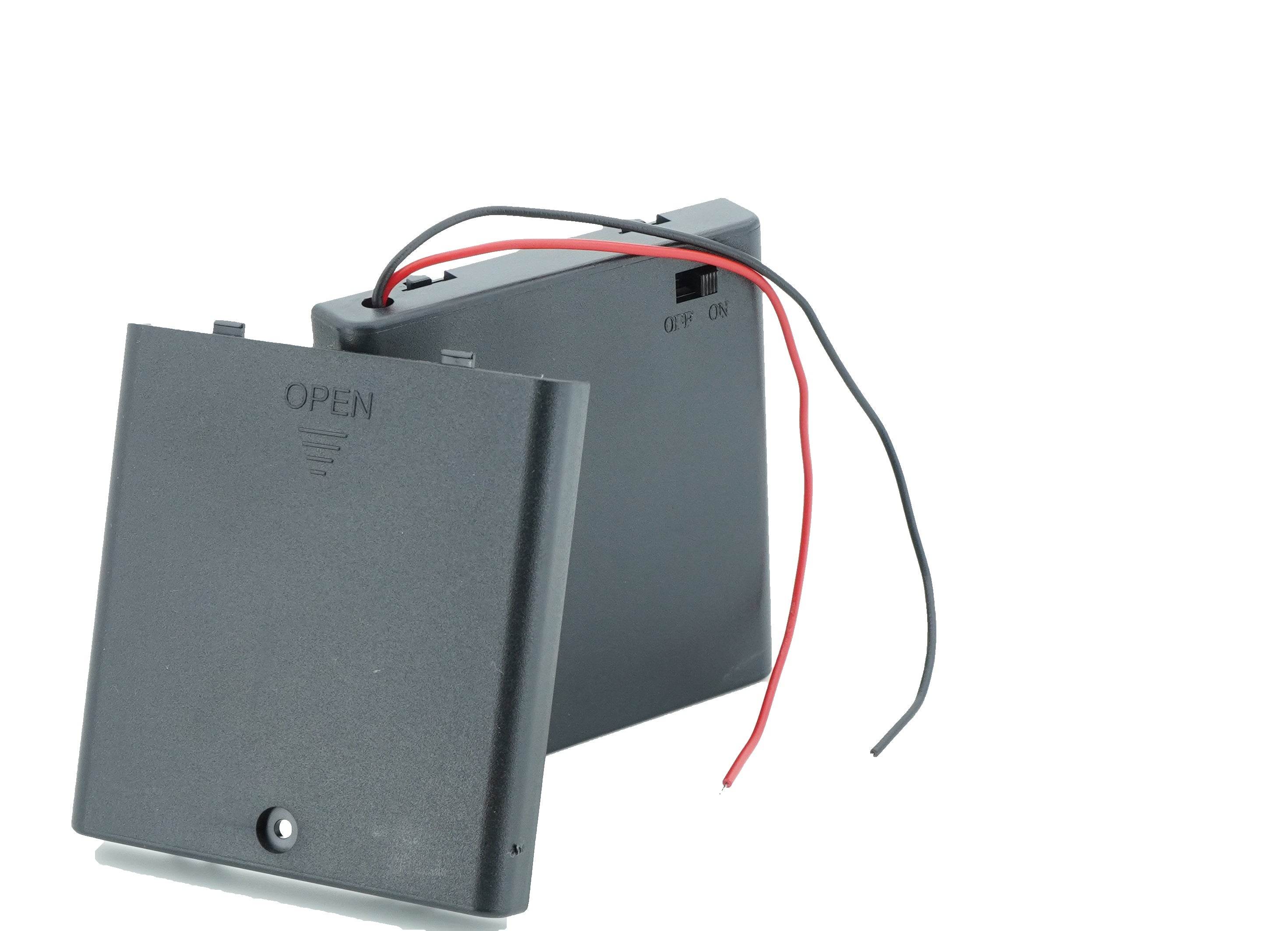 4 x 1.5V AA Battery Case Connector with Cover