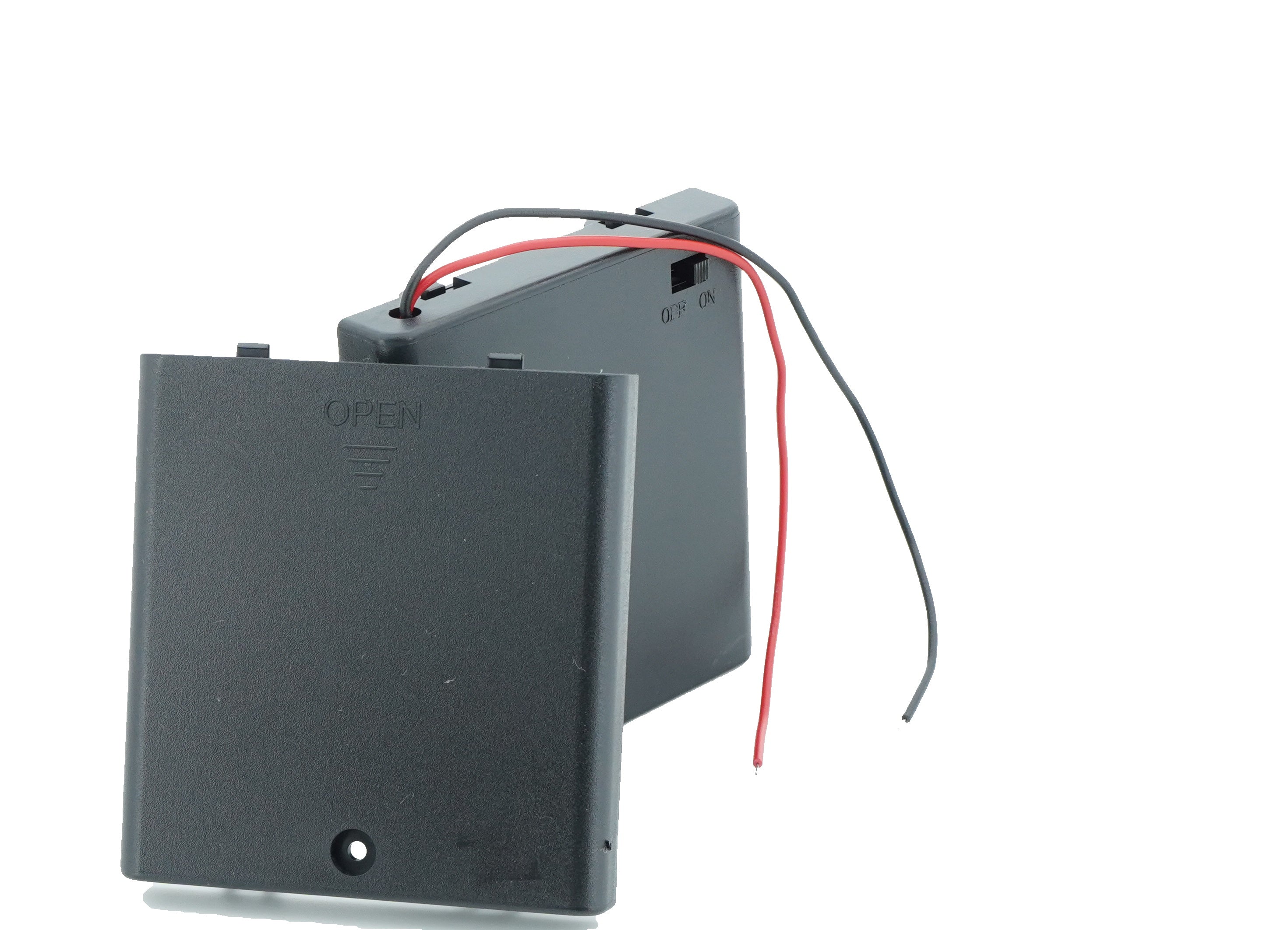 4 x 1.5V AA Battery Case Connector with Cover