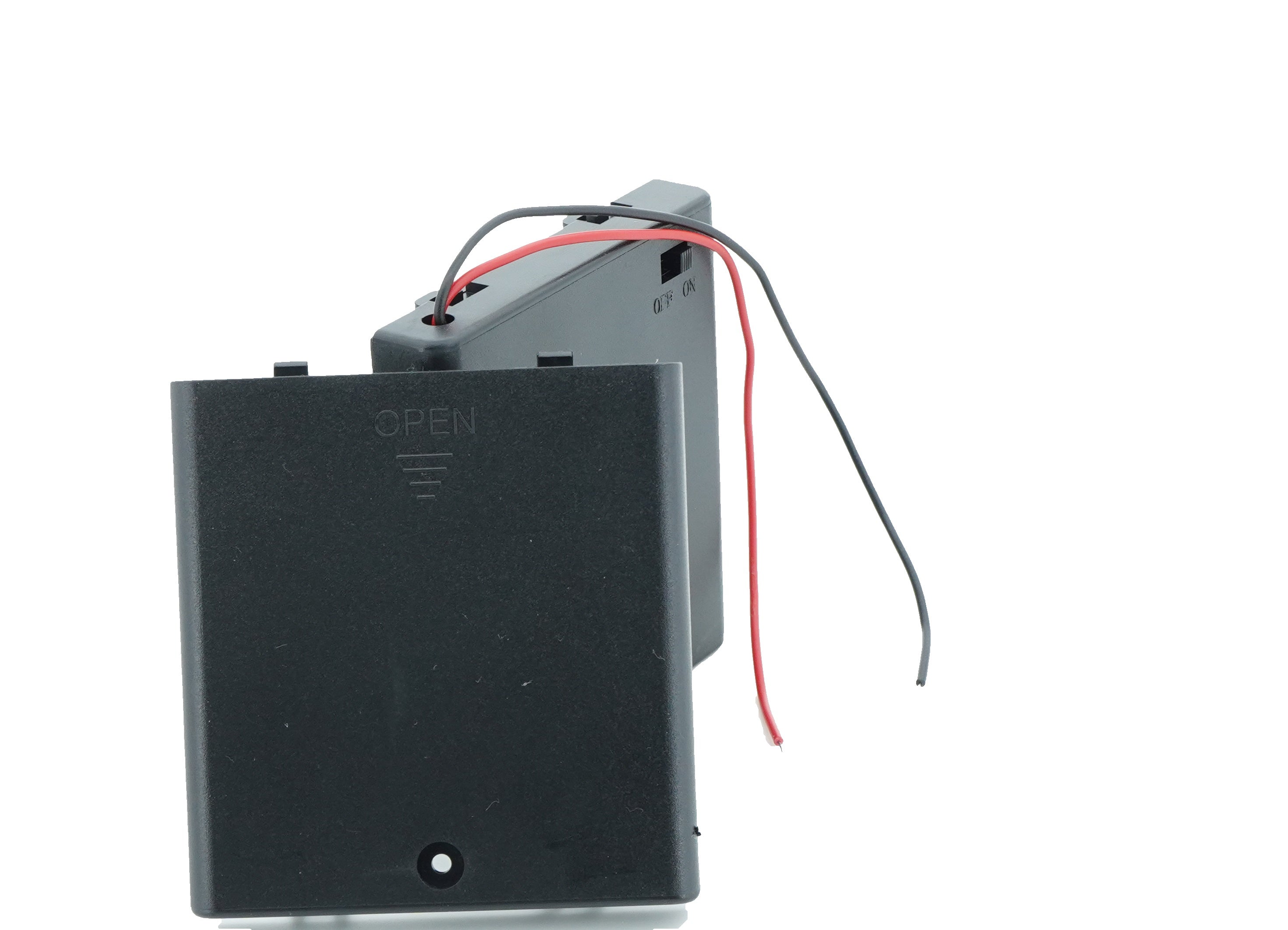 4 x 1.5V AA Battery Case Connector with Cover