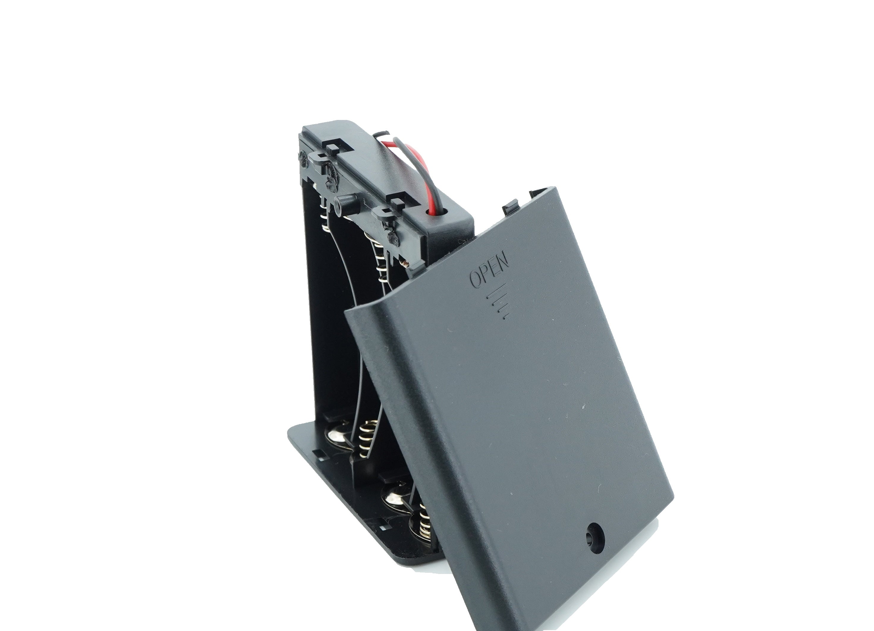 4 x 1.5V AA Battery Case Connector with Cover