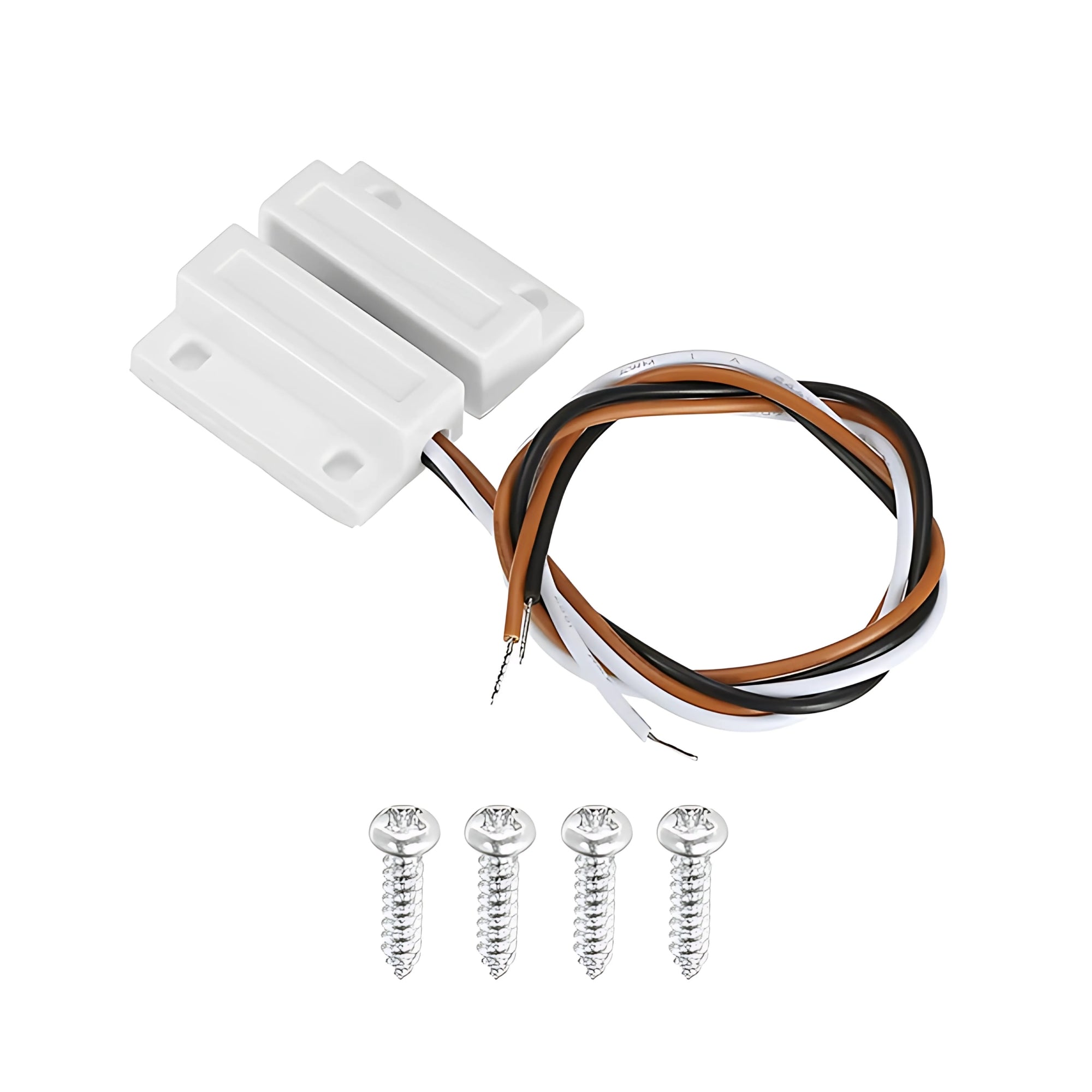 Magnetic Reed Switch Door Sensor with Wire MS-1 White (Normal Close/Normal Open)