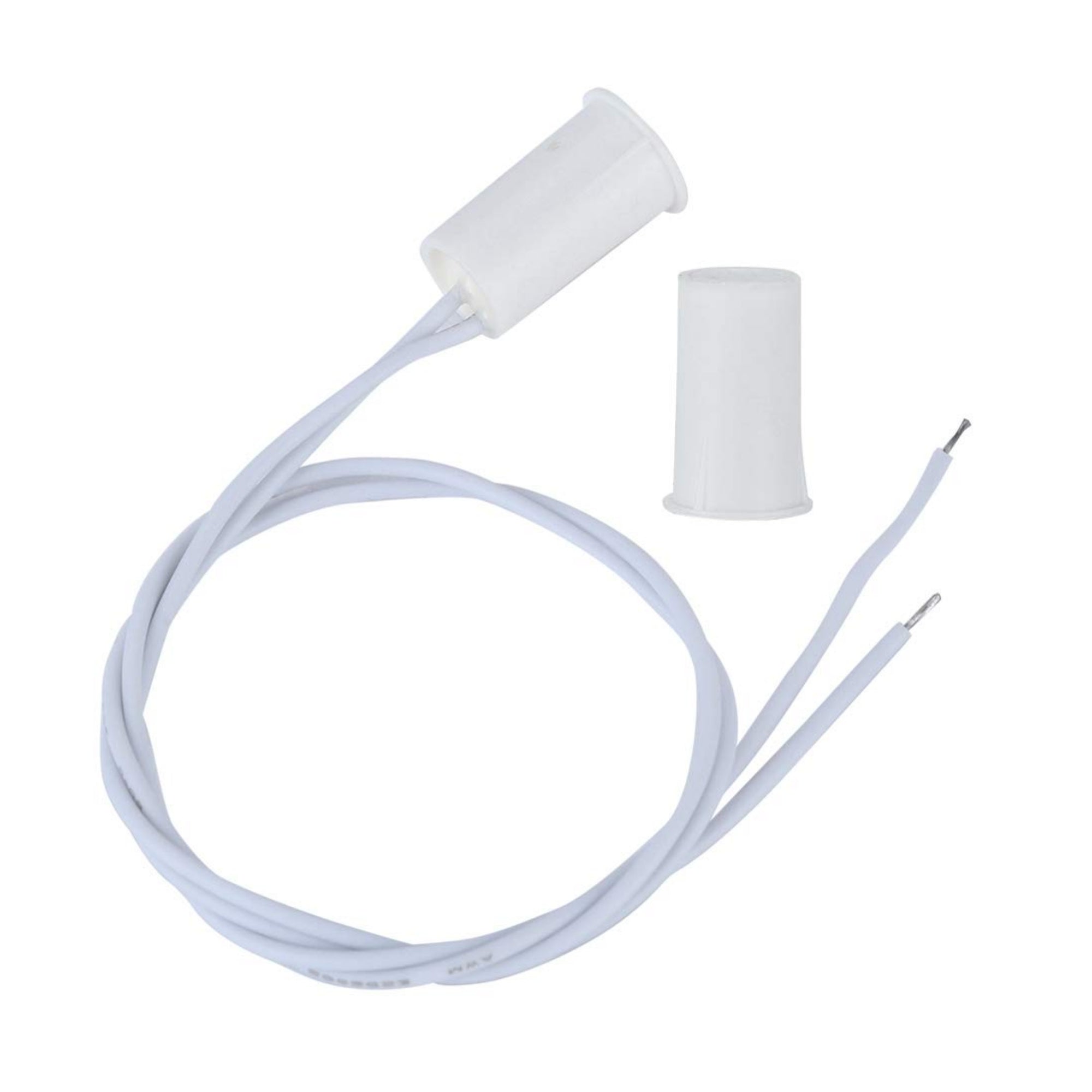 Magnetic Reed Switch Round Door Sensor with Wire MS-3 White (Normal Close)